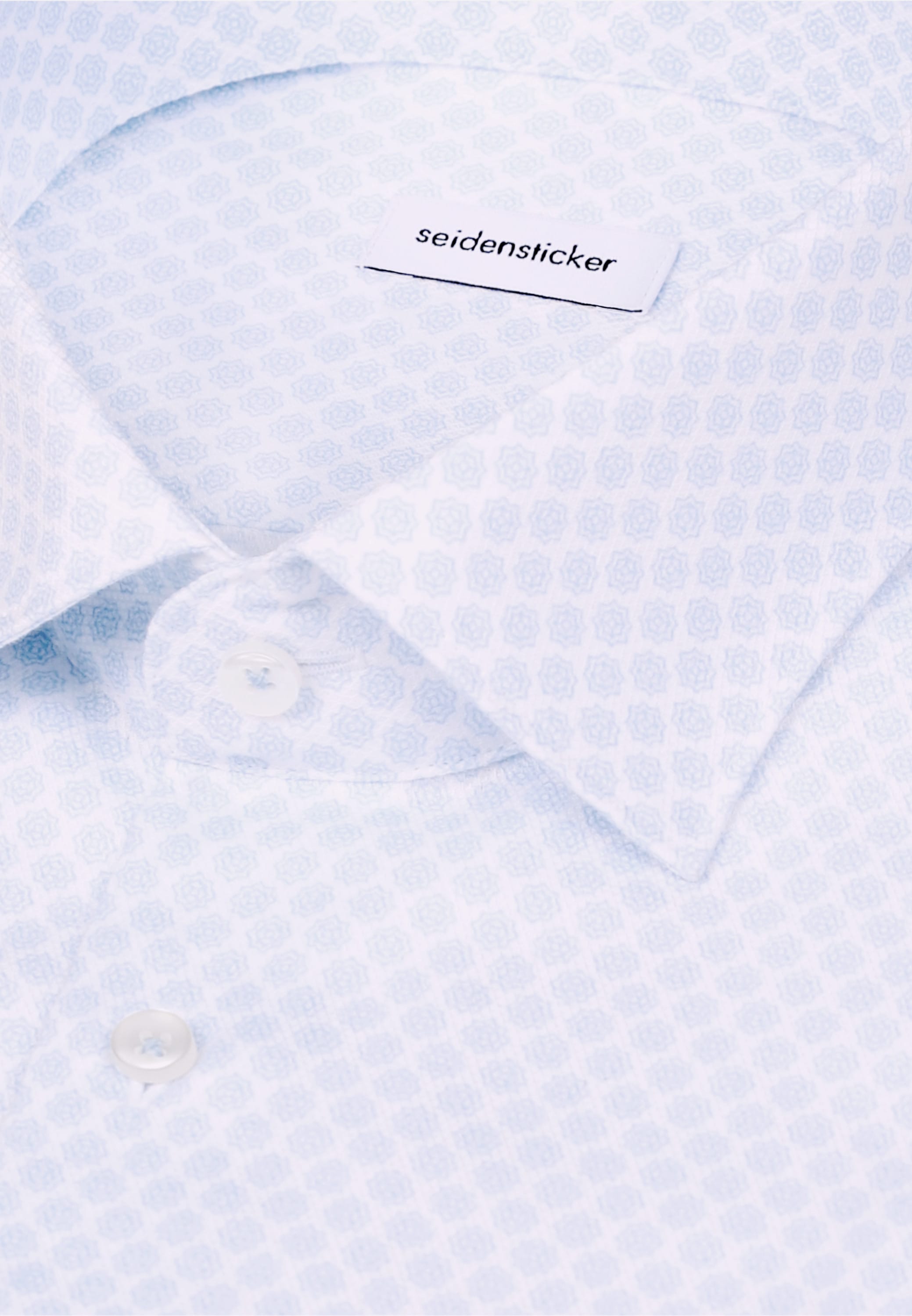 seidensticker Businesshemd »Schwarze Rose« Comfort 1/2 Kentkragen Druck