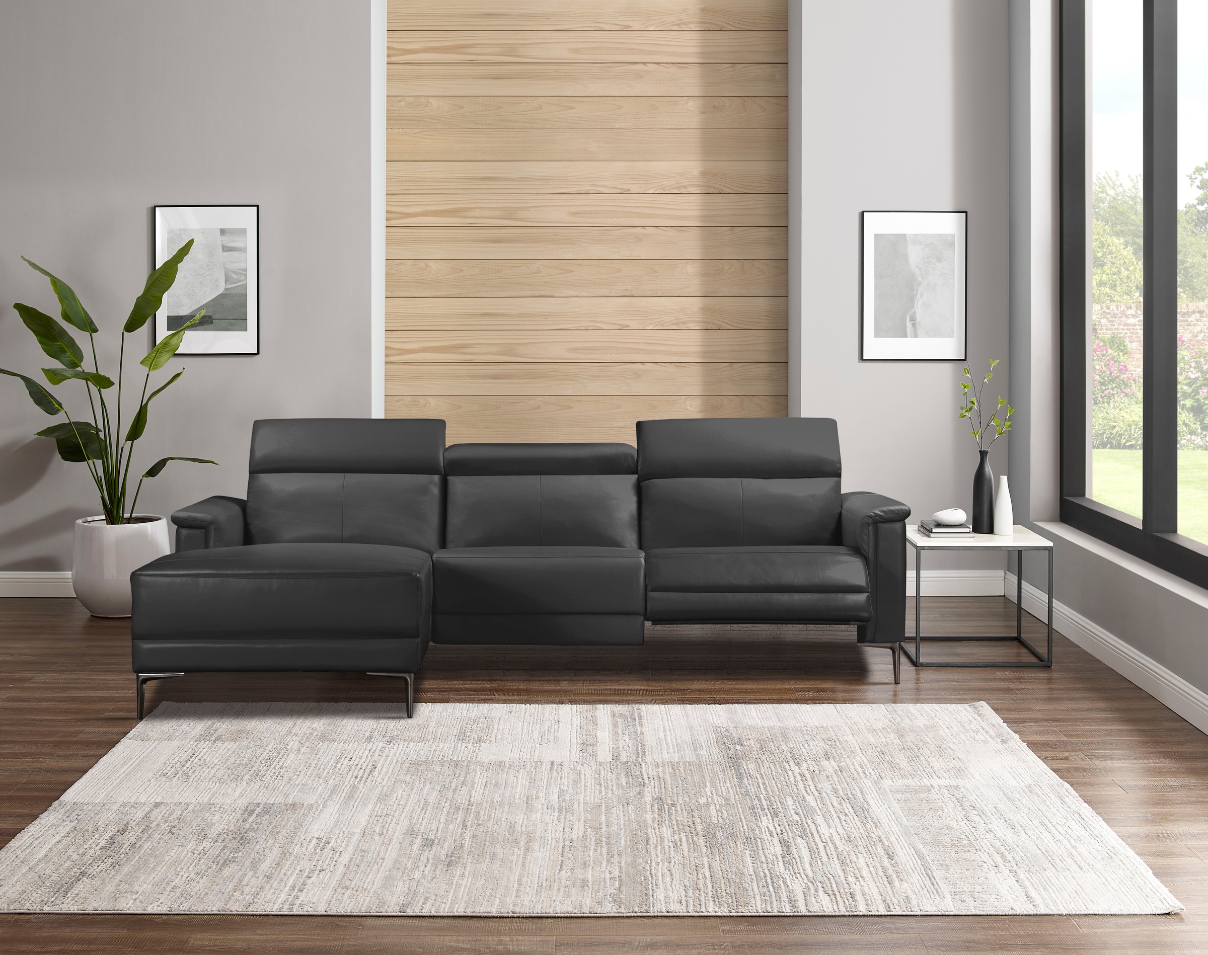 Places of Style Ecksofa Lund, mit man. o. elektr. Relaxfunktion und USB/ Kopfteilverstellung