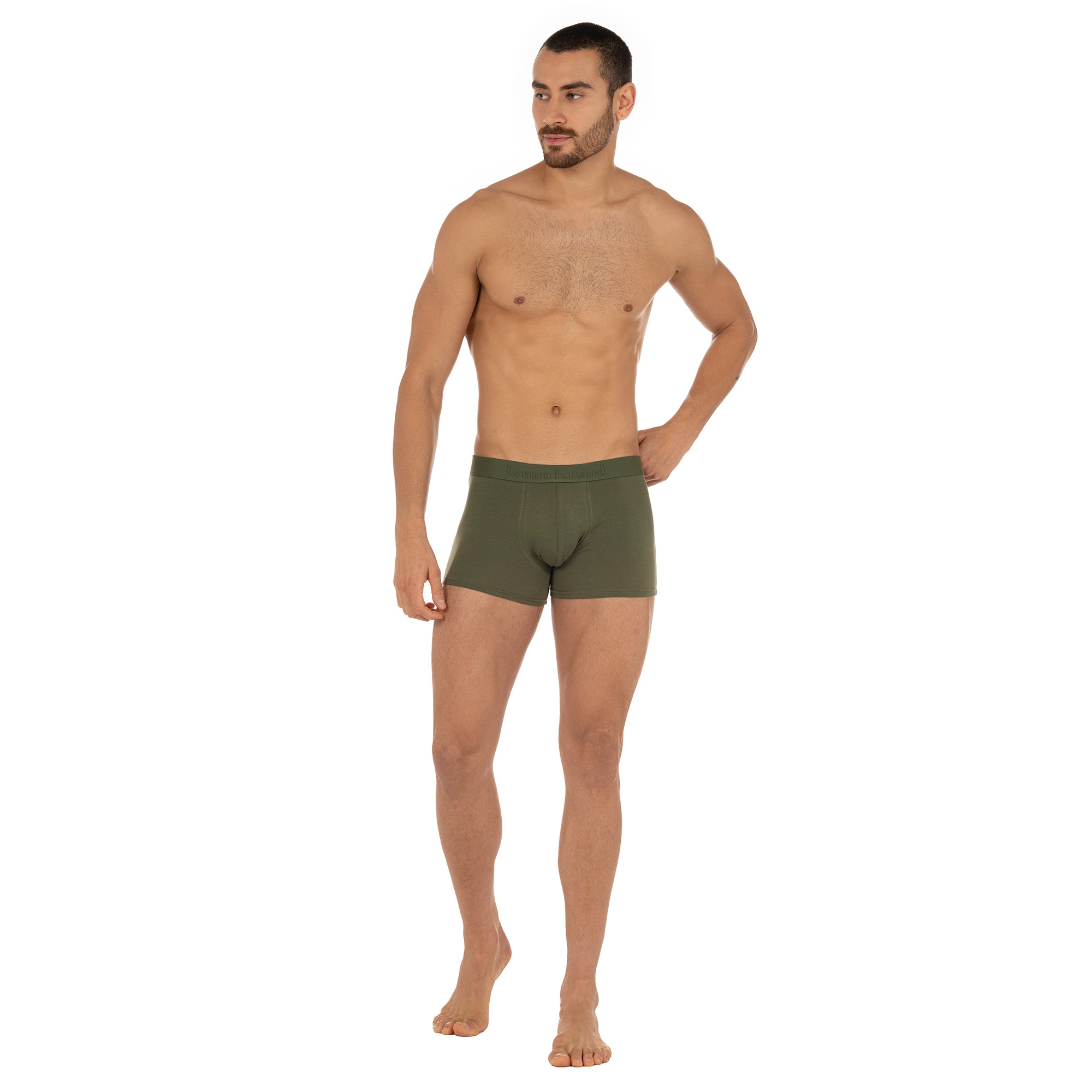 Bruno Banani Boxershorts »FLOWING«, (2er Pack), mit kontrastfarbenem Bündchen