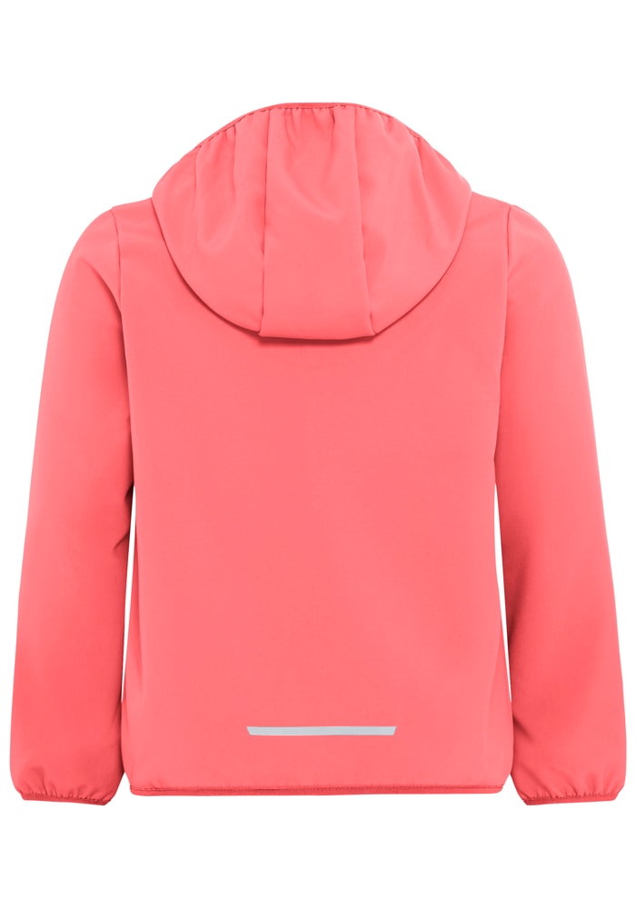Jack Wolfskin Softshelljacke »FOURWINDS JACKET KIDS«, mit Kapuze, Winddicht, atmungsaktiv, Übergangsjacke