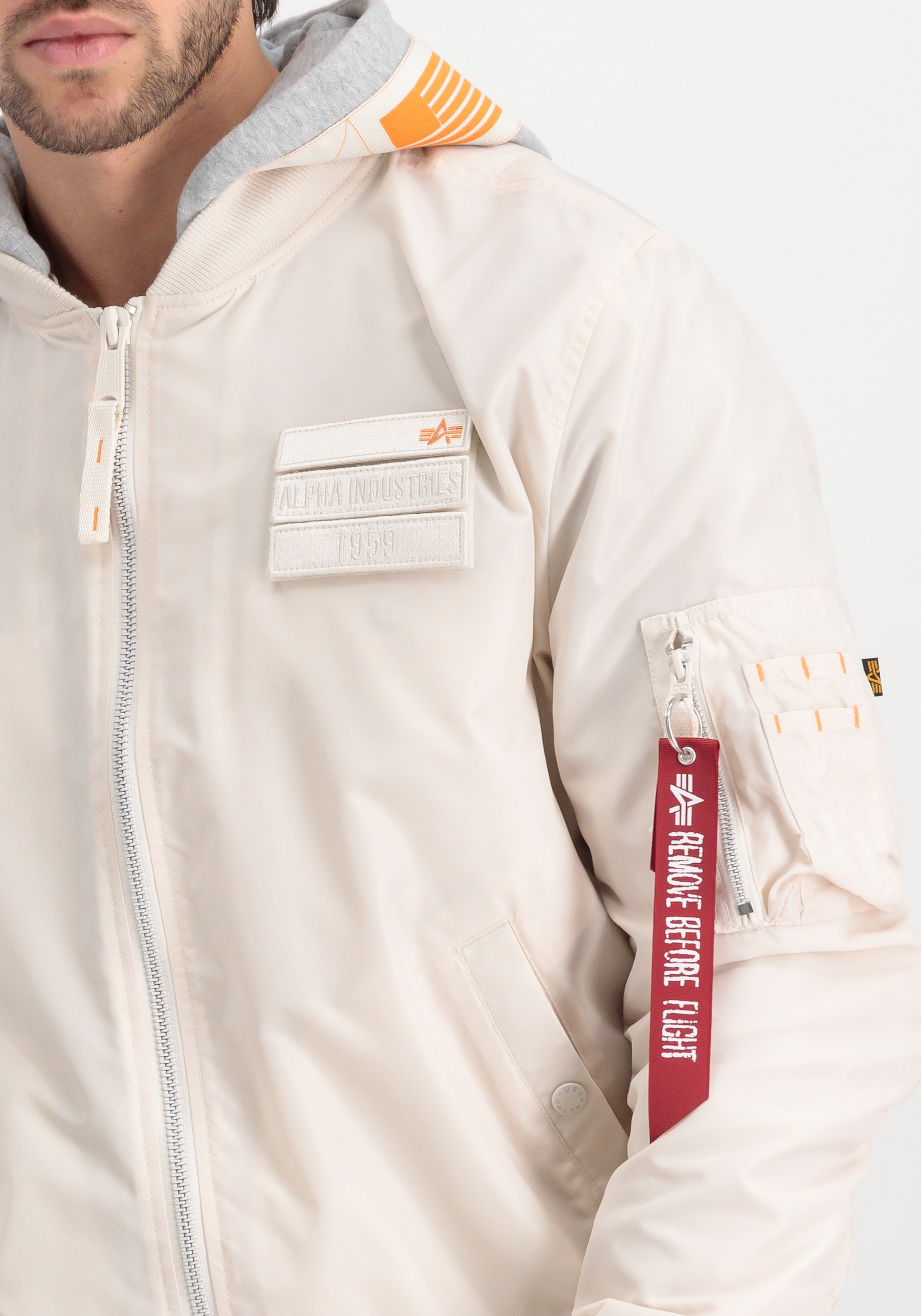 Alpha Industries Bomberjacke »Alpha Industries Men - Bomber Jackets MA-1 TT Hood Custom«