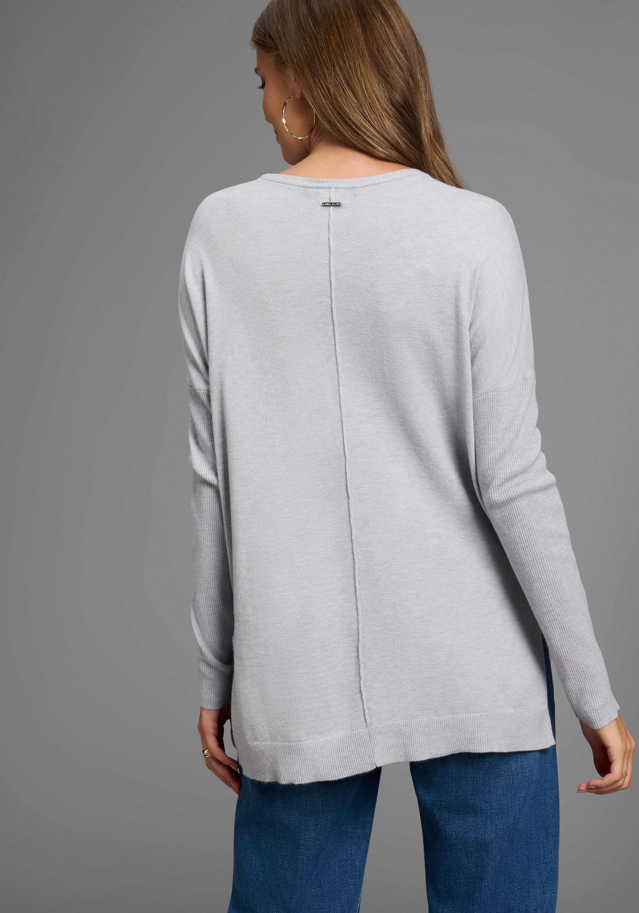 Laura Scott Longpullover, mit Seitenschlitz - NEUE KOLLEKTION