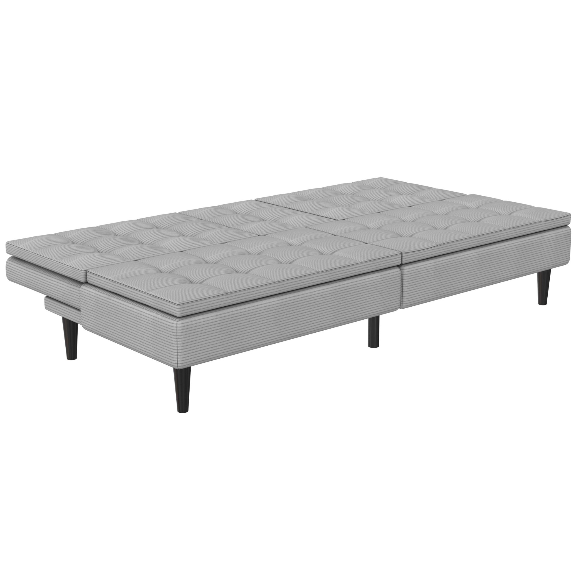 Dorel Home Schlafsofa »MAINE, Kinosofa mit Relax- und Bettfunktion, 2 Getränkehalter,«, Liegefläche 190 x 110 cm, in Cord