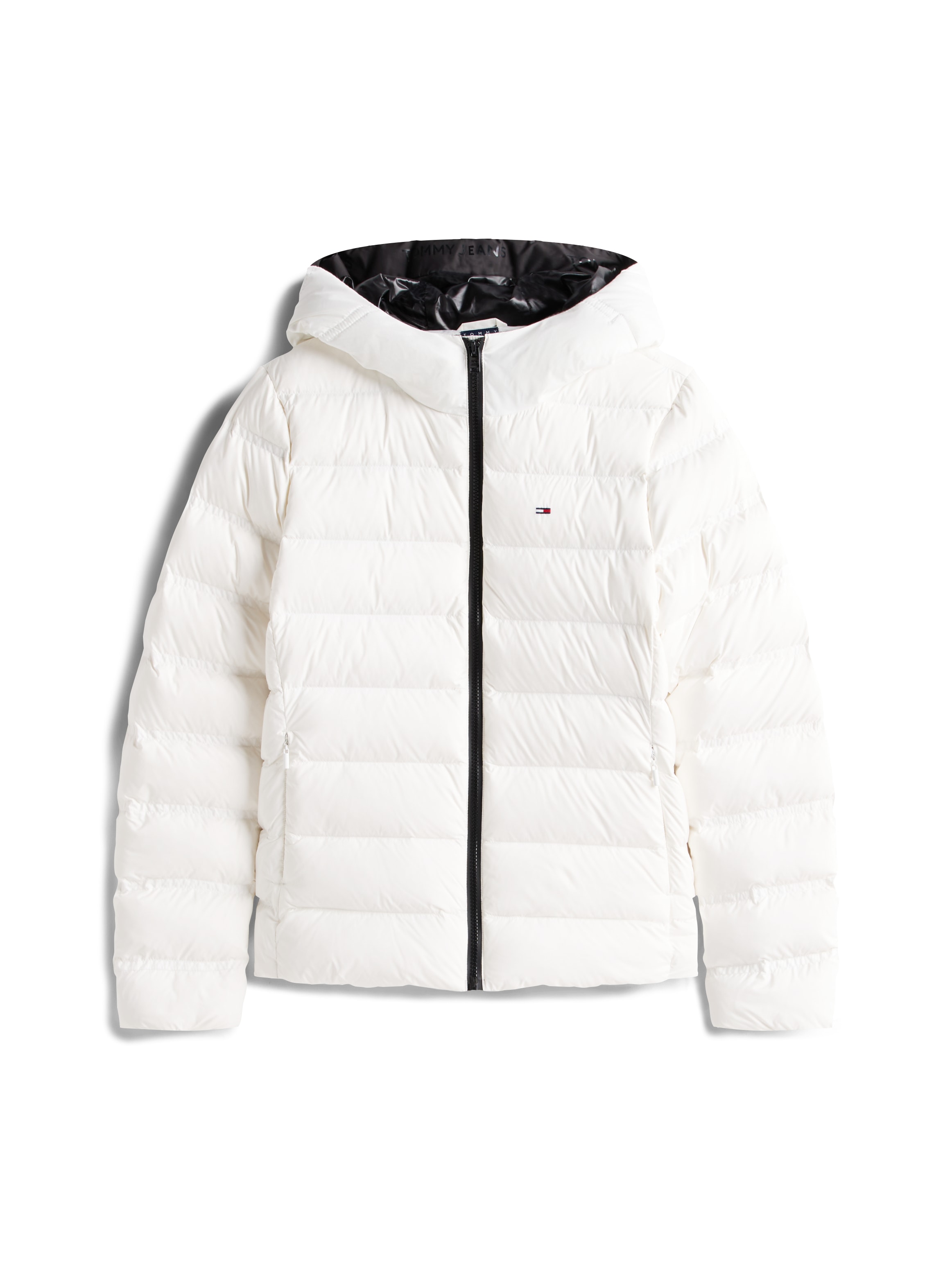 Tommy Jeans Steppjacke »TJW SLIM HOOD PRNT DOWN JCKT EXT«, mit Kapuze