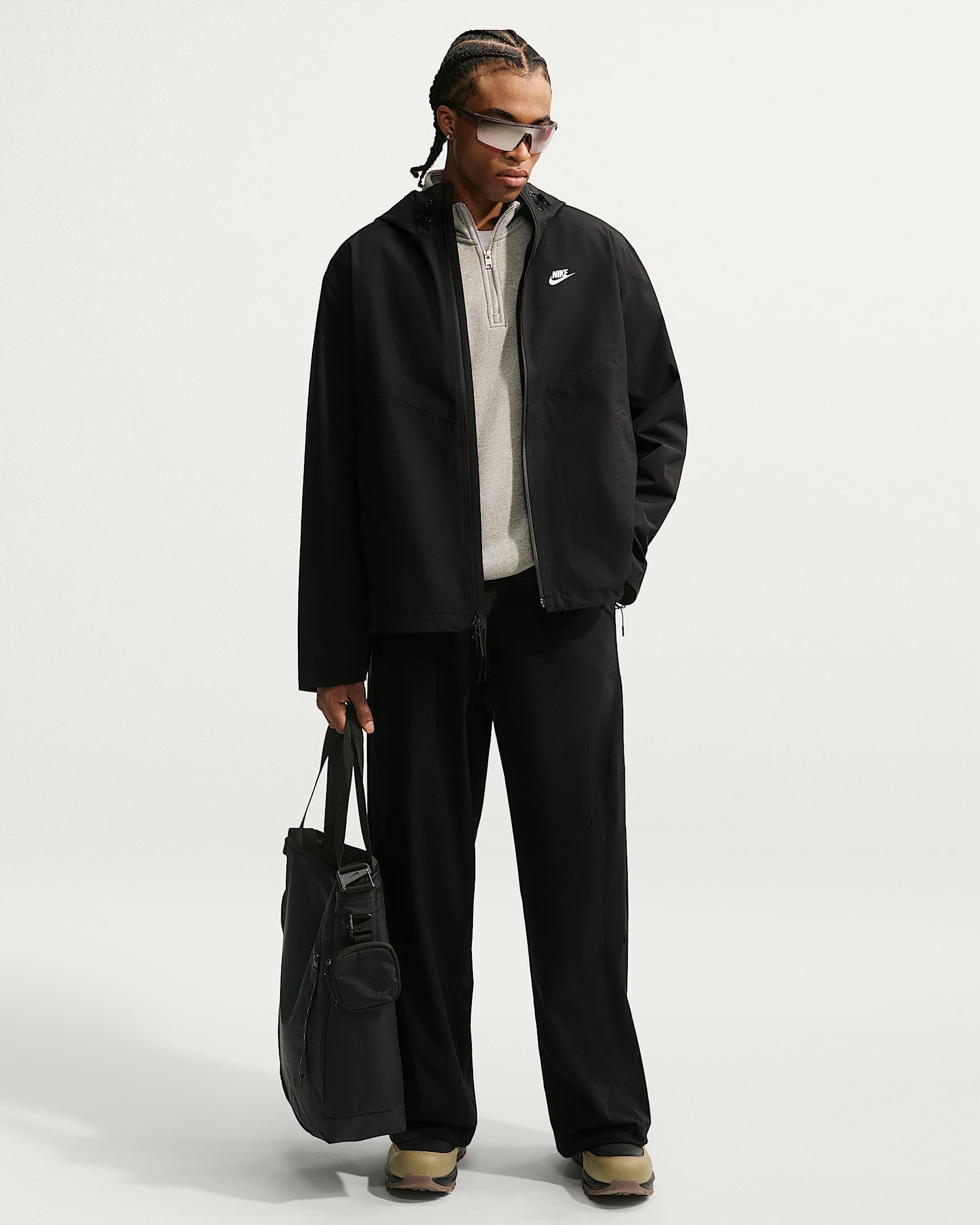 Nike Sportswear Trainingsjacke »Nike Windrunner Men's Rain Jacket« mit sportlichem Windrunner-Design, aus Polyester