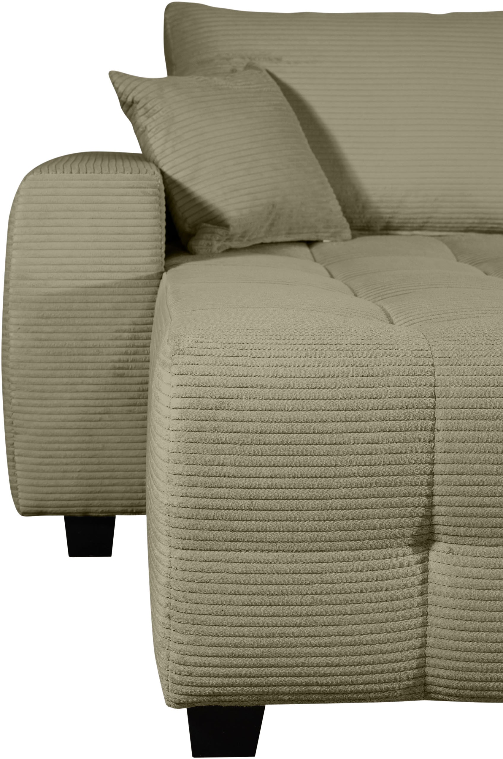 OTTO home Wohnlandschaft »Bella U-Form, Breite 314 cm« Wonlandschaft, Schlaffunktion,Bonnelfederkern,Rückenkissen