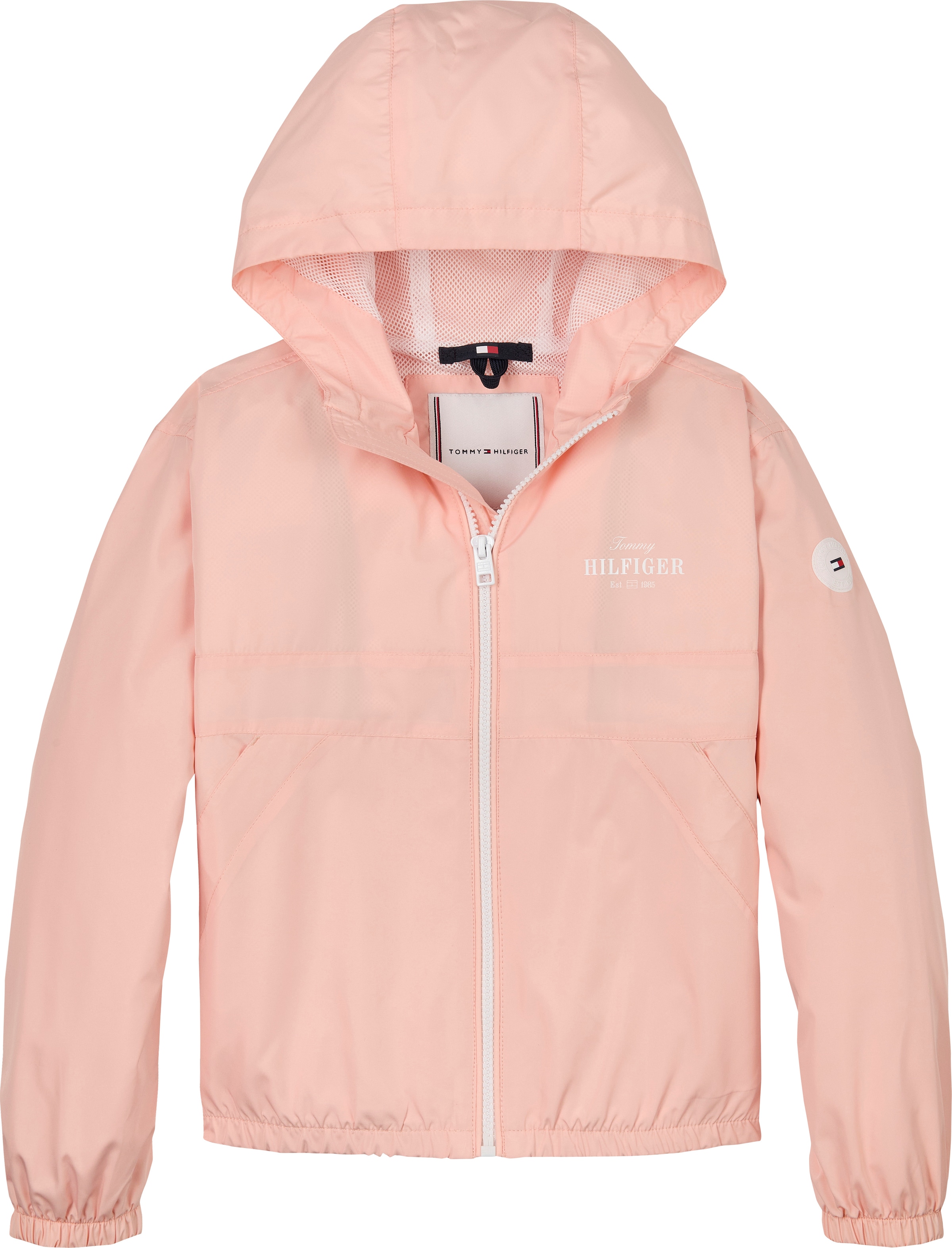 Tommy Hilfiger Windbreaker »ESSENTIAL WINDBREAKER«, mit Kapuze, mit Logodruck