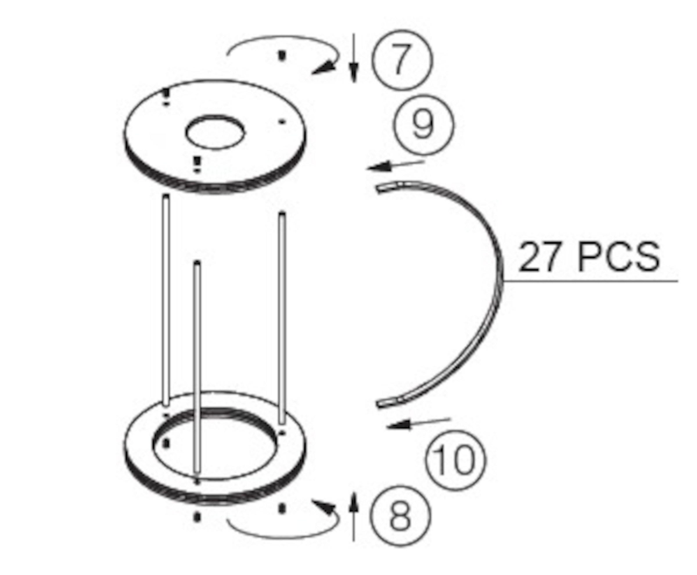 Brilliant Deckenleuchte »Enca« E27 1 Stk. 30 cm, E27, Bambus/Metall, natur/schwarz