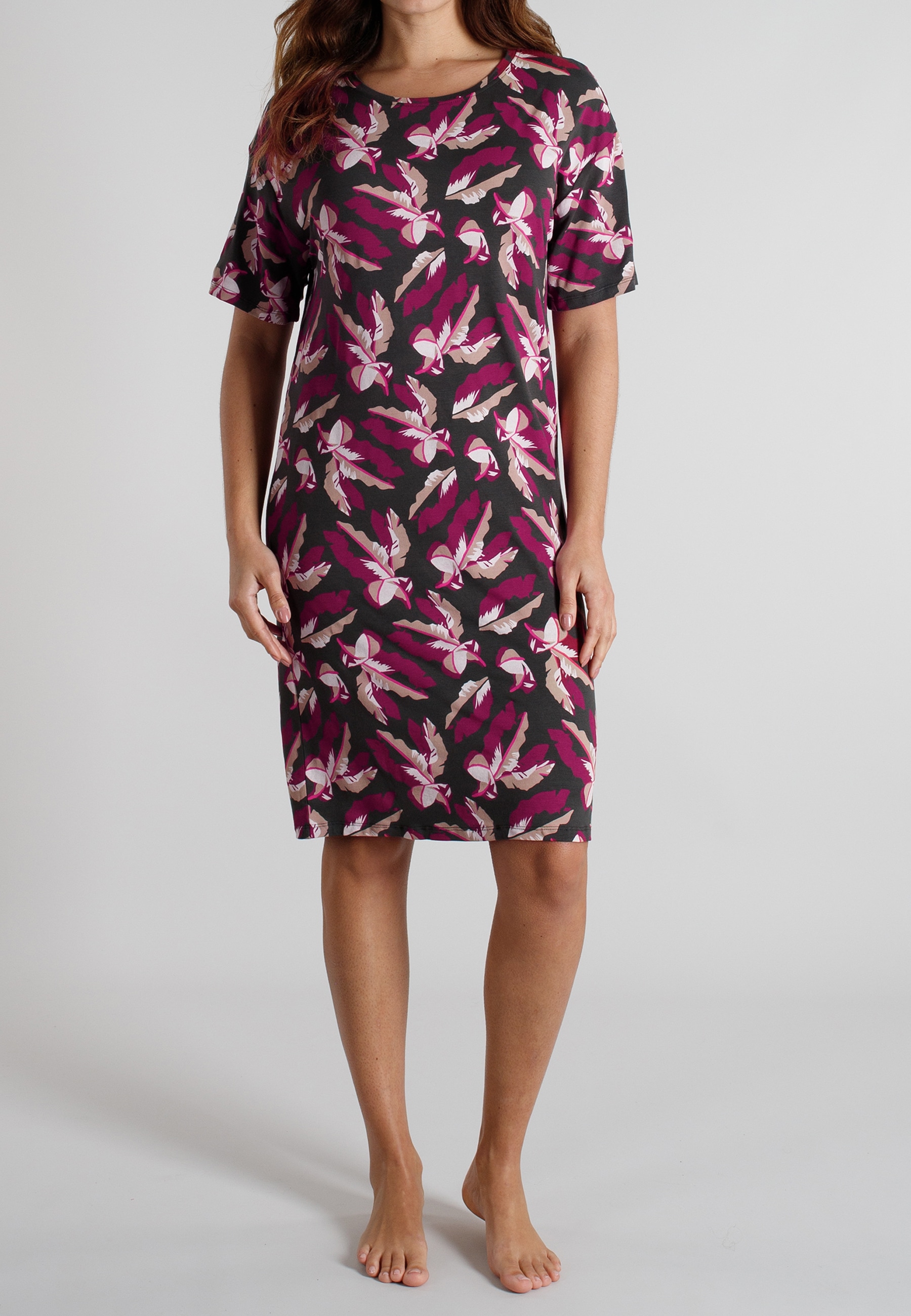 TOM TAILOR Nachthemd atmungsaktiv, Viskosemix