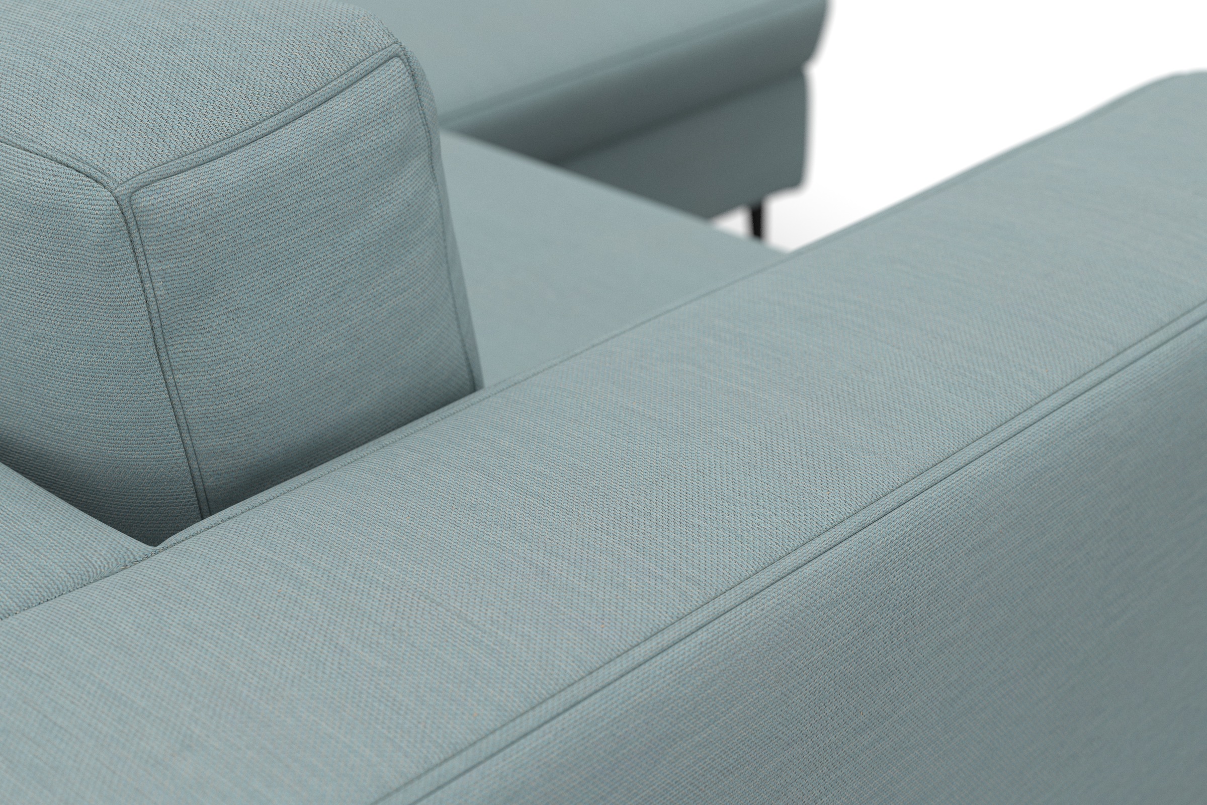 DOMO collection Ecksofa »Modica kompakt und elegant, Breite 244, L-Form« moderne Optik mit extrabreiter Recamiere, auch in Cord
