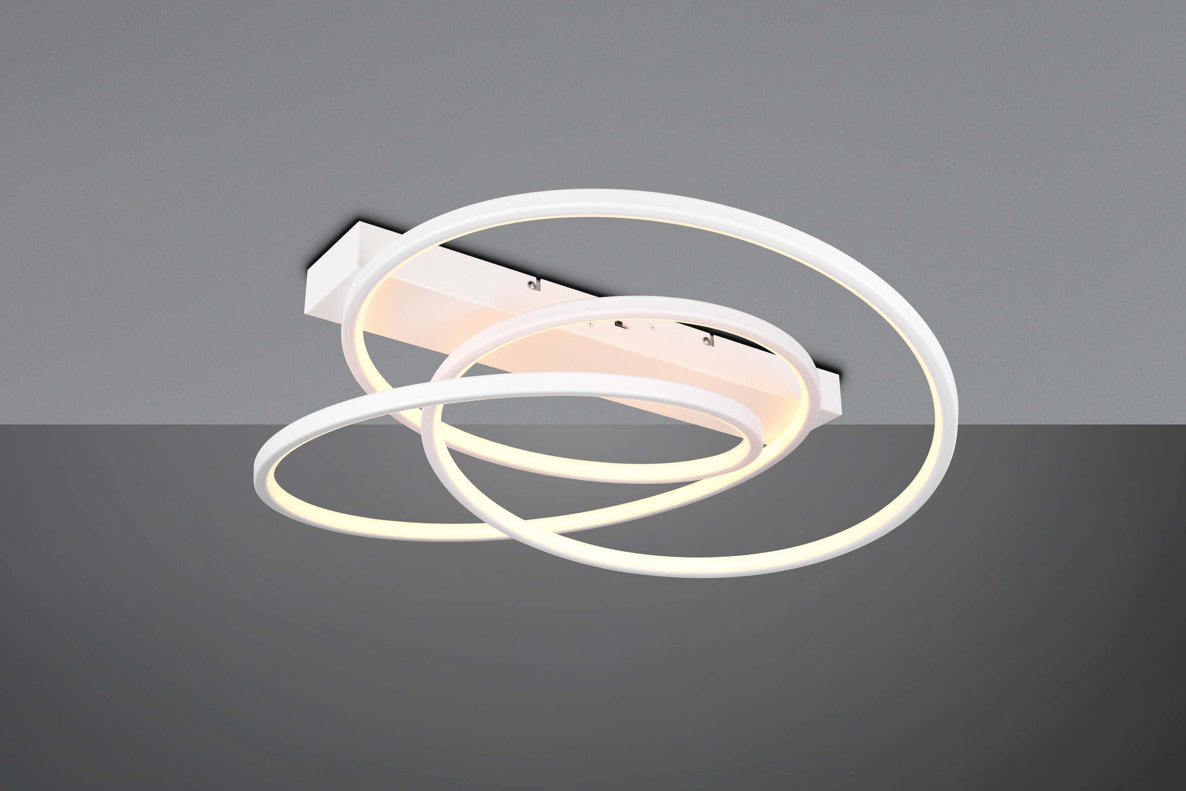 TRIO Leuchten LED Deckenleuchte »DARVIN, LED Deckenlampe 34W 4500 Lumen, dimmbar Lichtfarbe einstellbar« LED-Board 1 Stk. warmweiß - kaltweiß CCT 2300/3000/4000K warmweiß-kaltweiß, Deckenlampe Büro Wohnzimmer