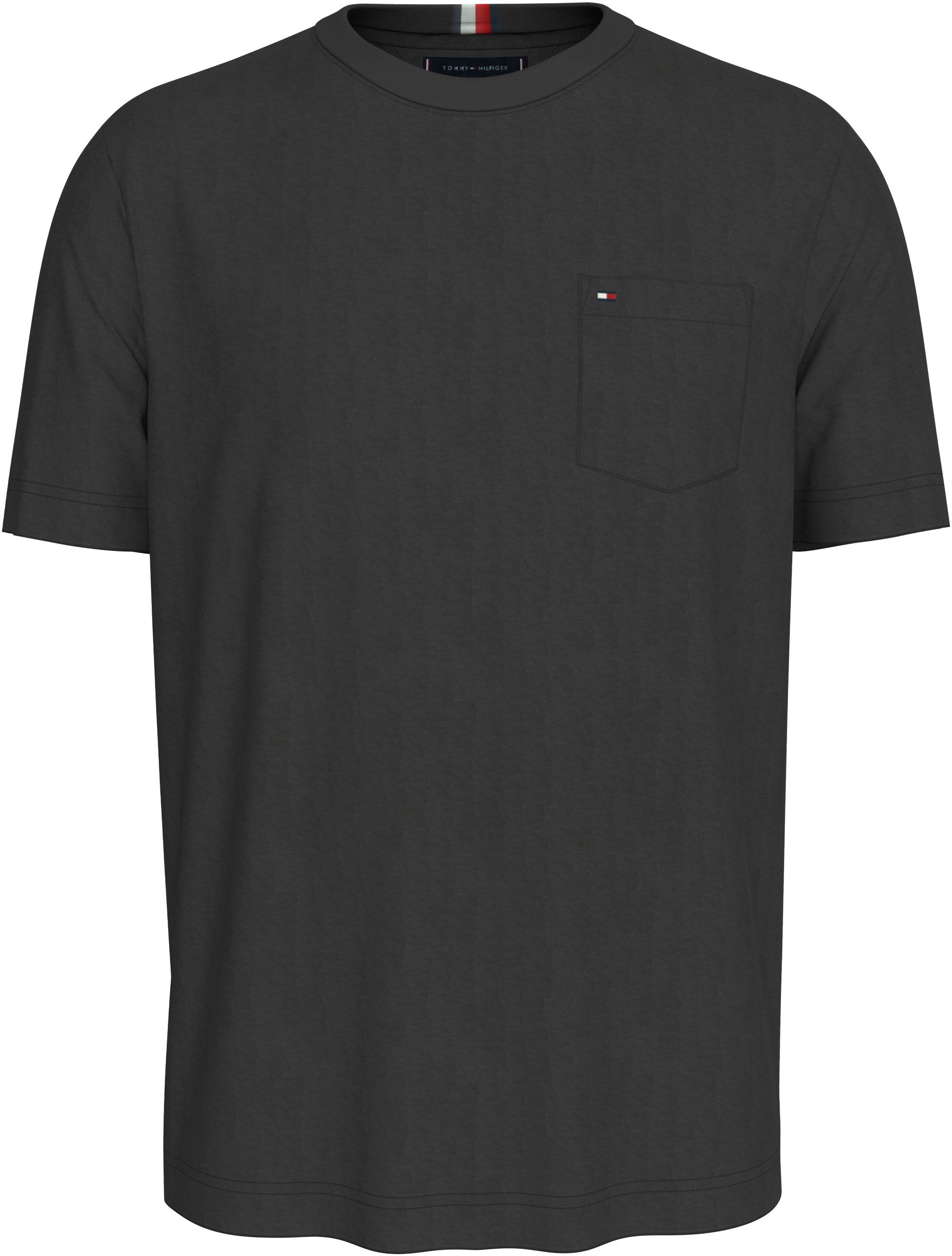 Tommy Hilfiger Big & Tall T-Shirt »BT-POCKET TEE-B«, Große Größen mit Brusttasche