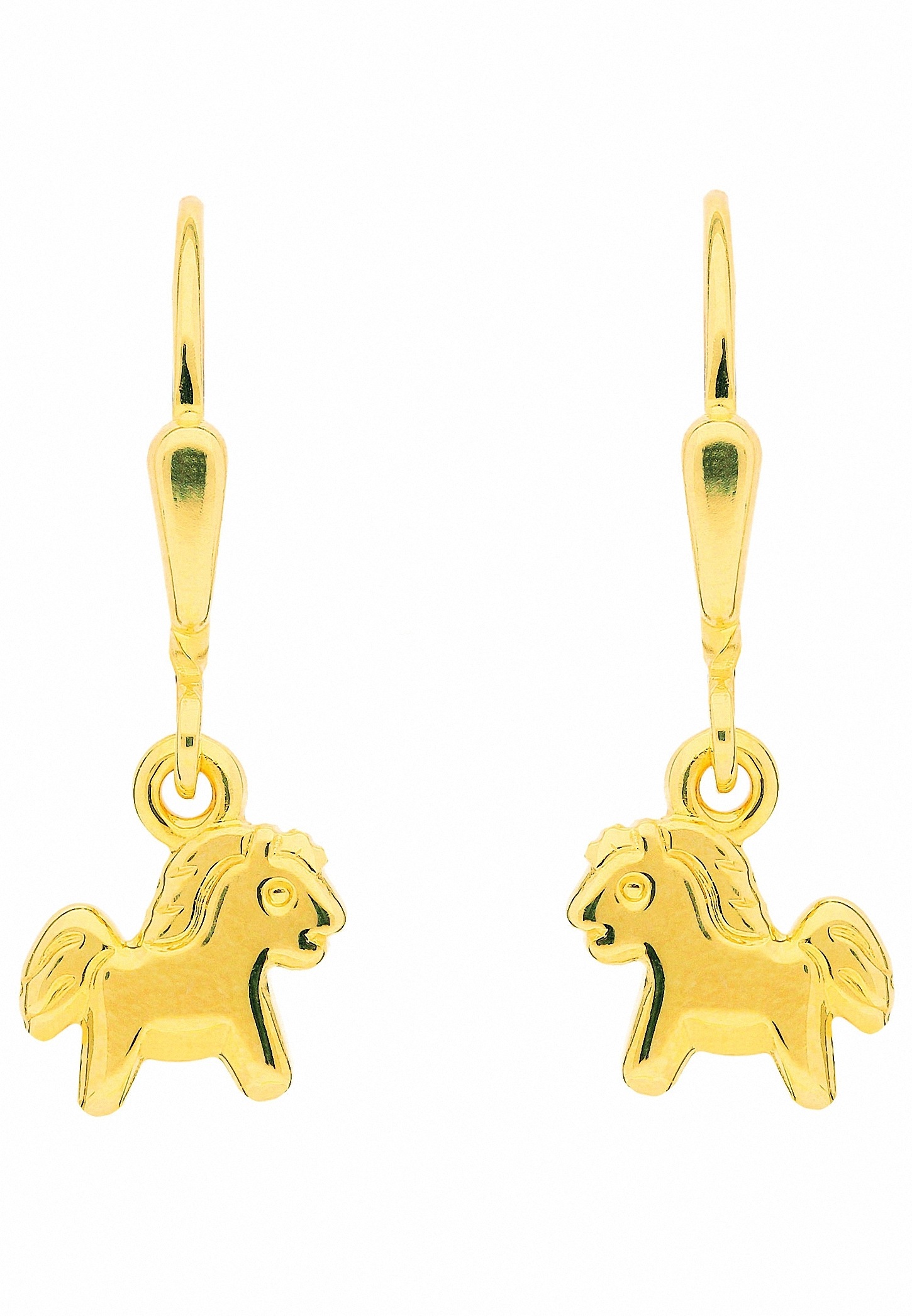 Adelia´s Paar Ohrhänger »333 Gold Ohrringe   Ohrhänger Pferd«