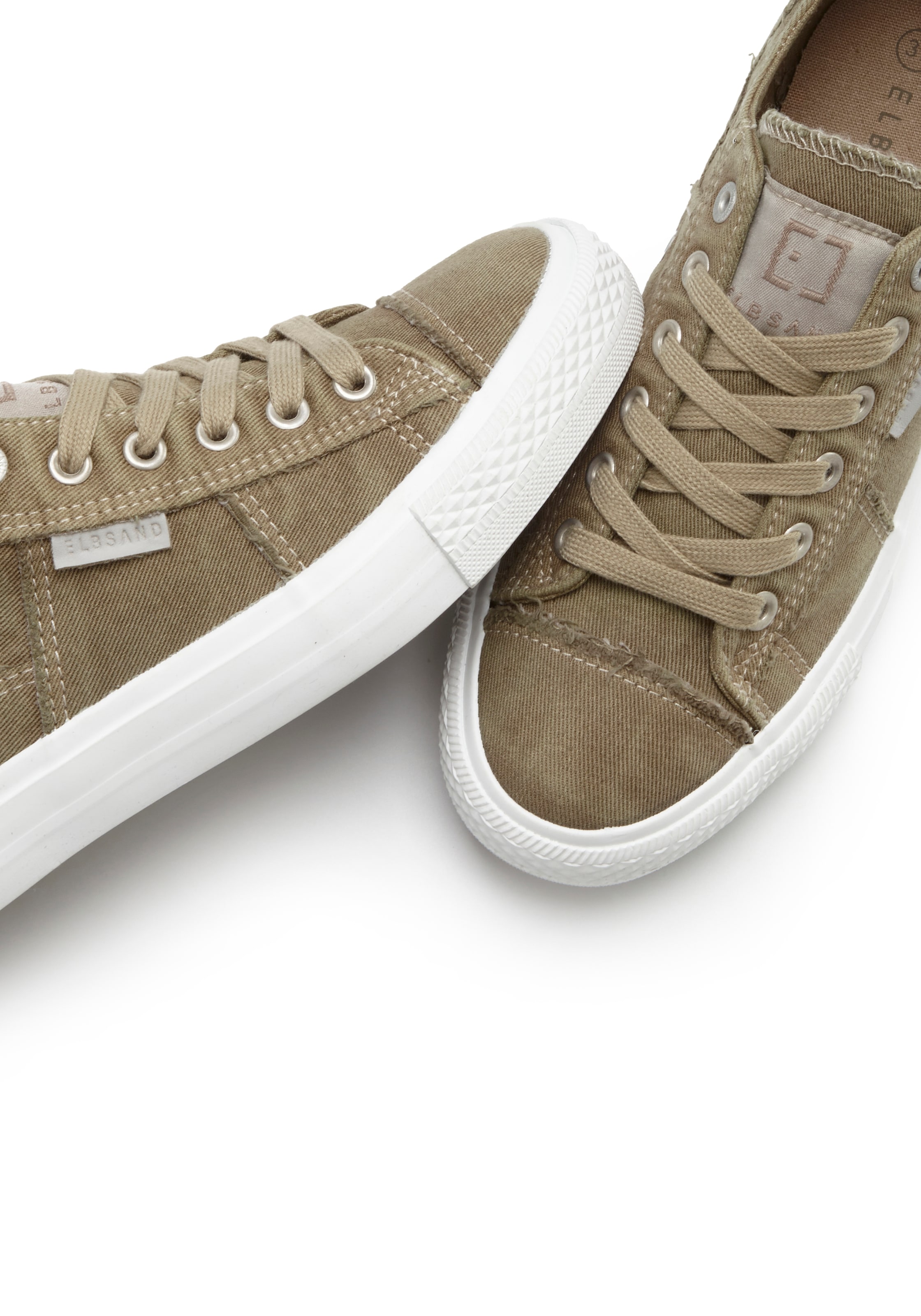 Elbsand Sneaker »Schnürschuh, Stoffschuhe, Textilschuhe, Turnschuh, Freizeitschuh«  Schnürhalbschuh aus Textil in modernem Used-Look VEGAN