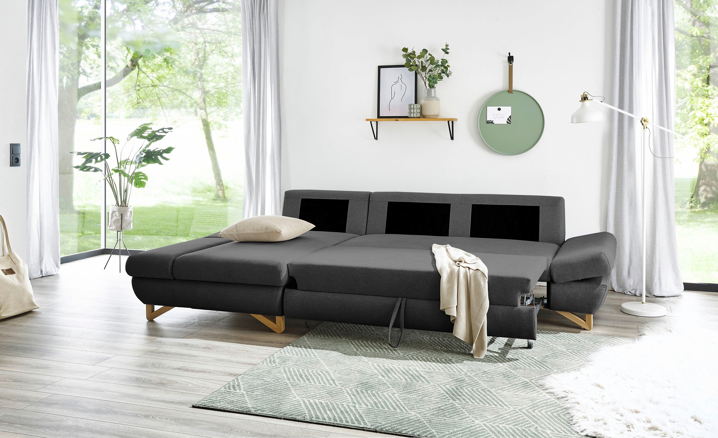 INOSIGN Schlafsofa »City/Giron«, komfortable Bettfunktion (Liegefläche 245 x 138 cm), sowie Bettkasten