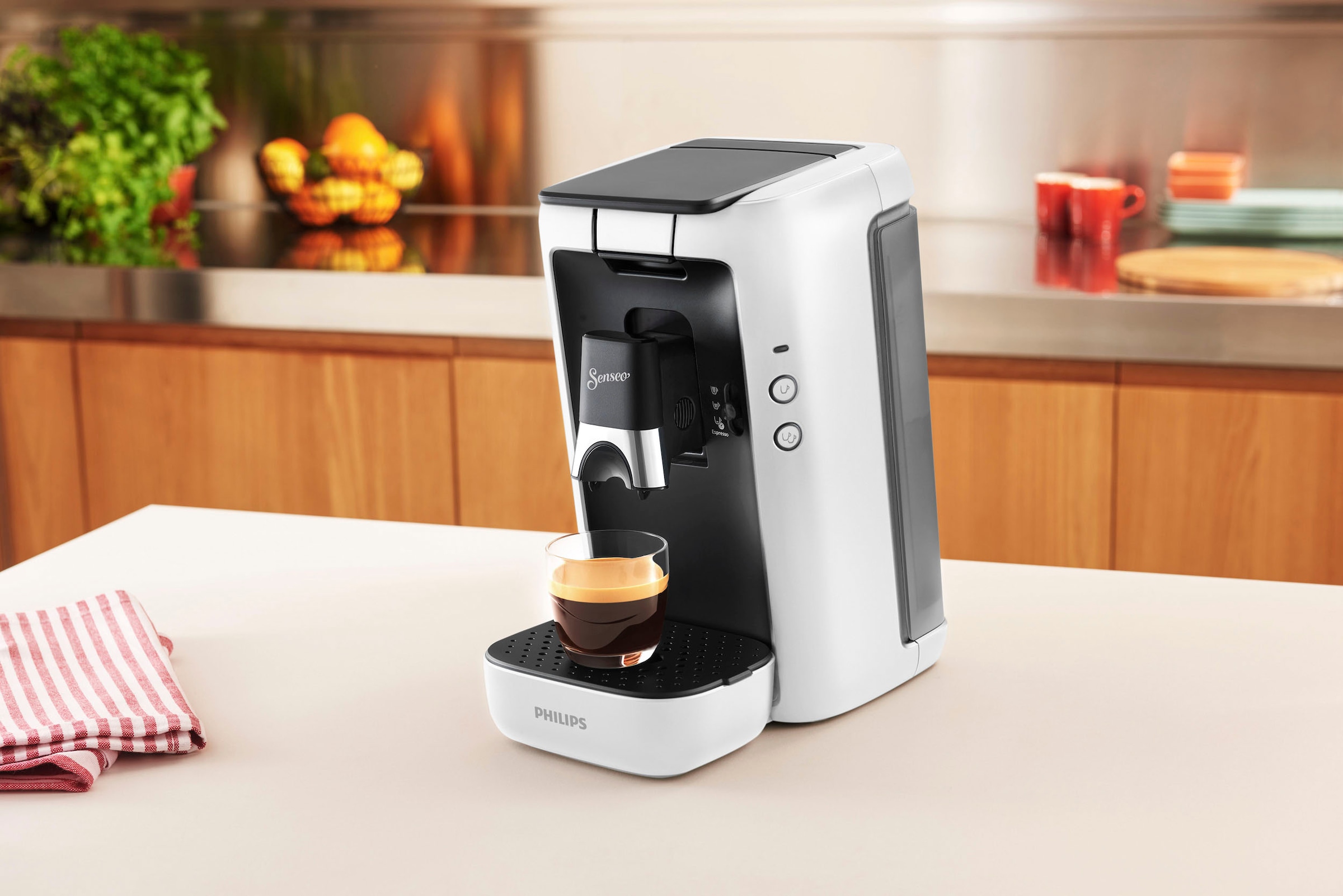 Von Prominenten bevorzugt Philips Senseo Kaffeepadmaschine von 14,- bei inkl. recyceltem Kaffeespezialitäten«, € im »Maestro aus +3 Gratis-Zugaben kaufen jetzt UVP Plastik, OTTO Wert Memo-Funktion, CSA260/10, 80