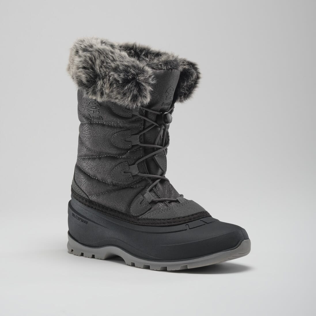Kamik Damen Snowboots »MOMENTUM3« Winterboots in grau, Größe 41