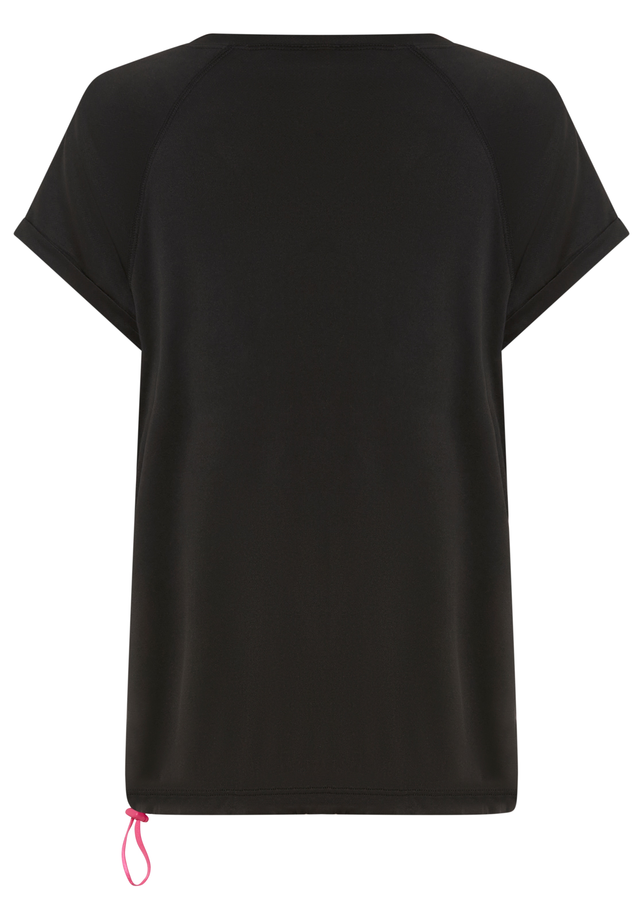 KangaROOS Funktionsshirt Kurzarm,  figurumspielend,  mit V-Ausschnitt, große Größen