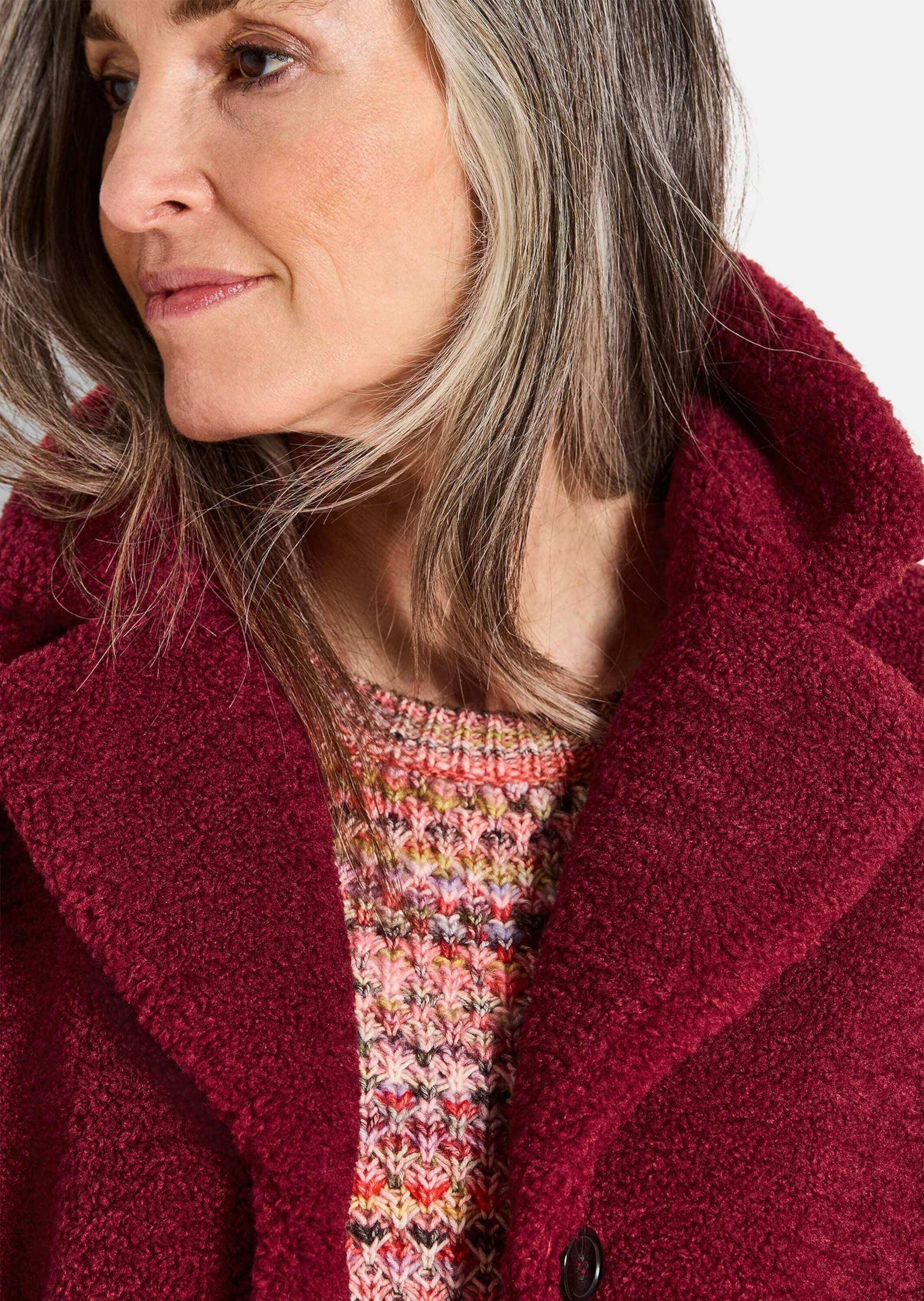 GOLDNER Winterjacke »Teddy-Mantel aus weichem Plüsch«