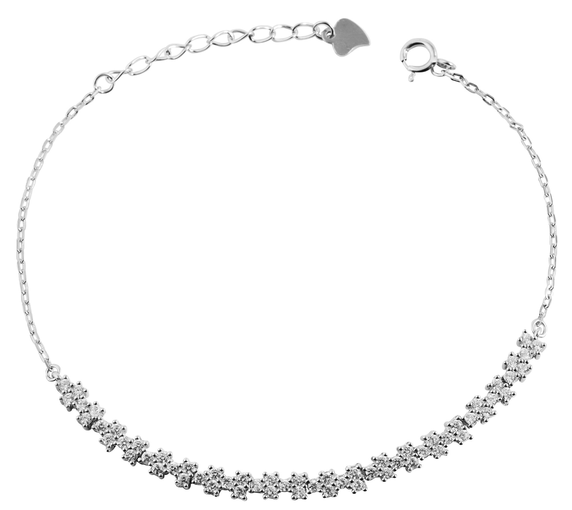 Adelia´s Armband »Damen Armband aus 925 Silber 17+3 cm«