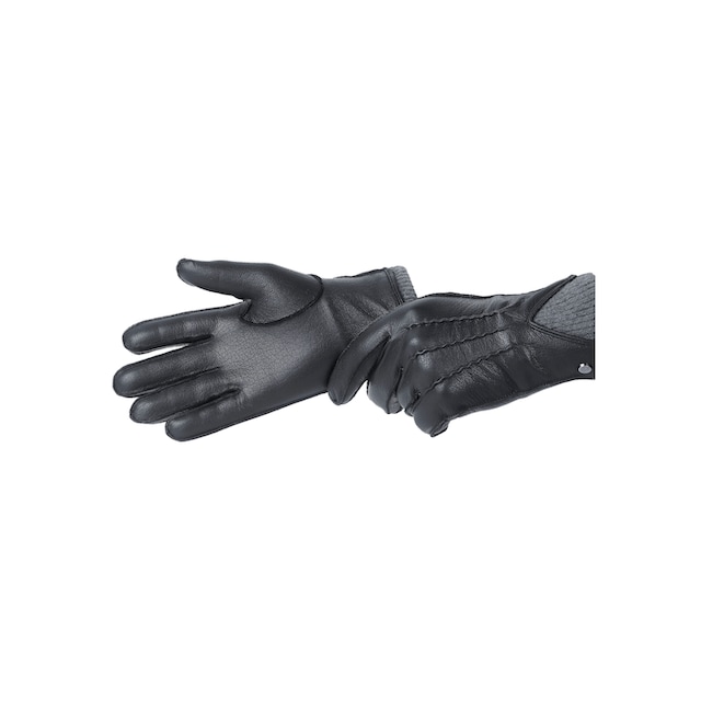 PEARLWOOD Lederhandschuhe »John«, Elastischer Bund mit dekorativer Ziernaht  online kaufen bei OTTO | Handschuhe