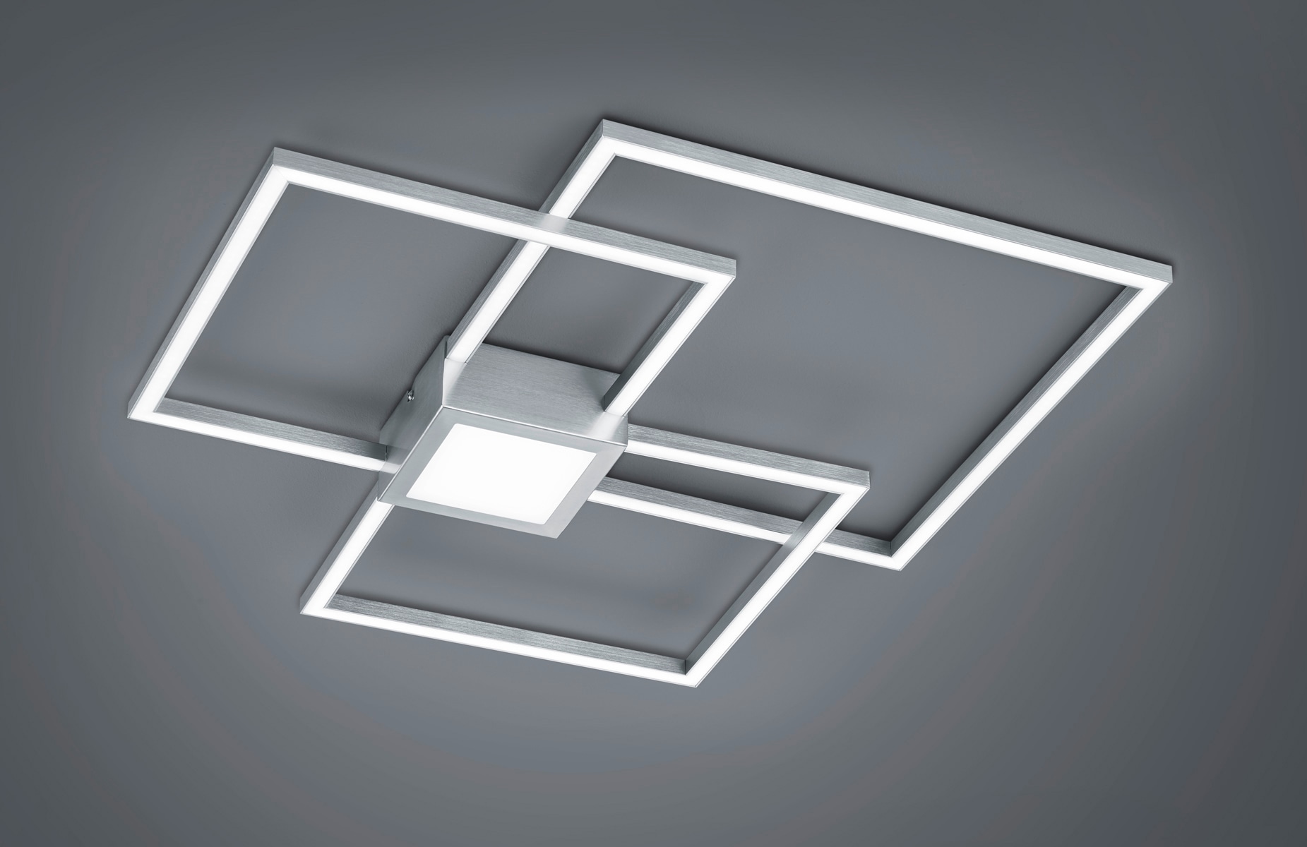 TRIO Leuchten LED Deckenleuchte »Hydra«, 1 flammig, Leuchtmittel LED-Board | LED fest integriert, LED Deckenlampe, Switch Dimmer