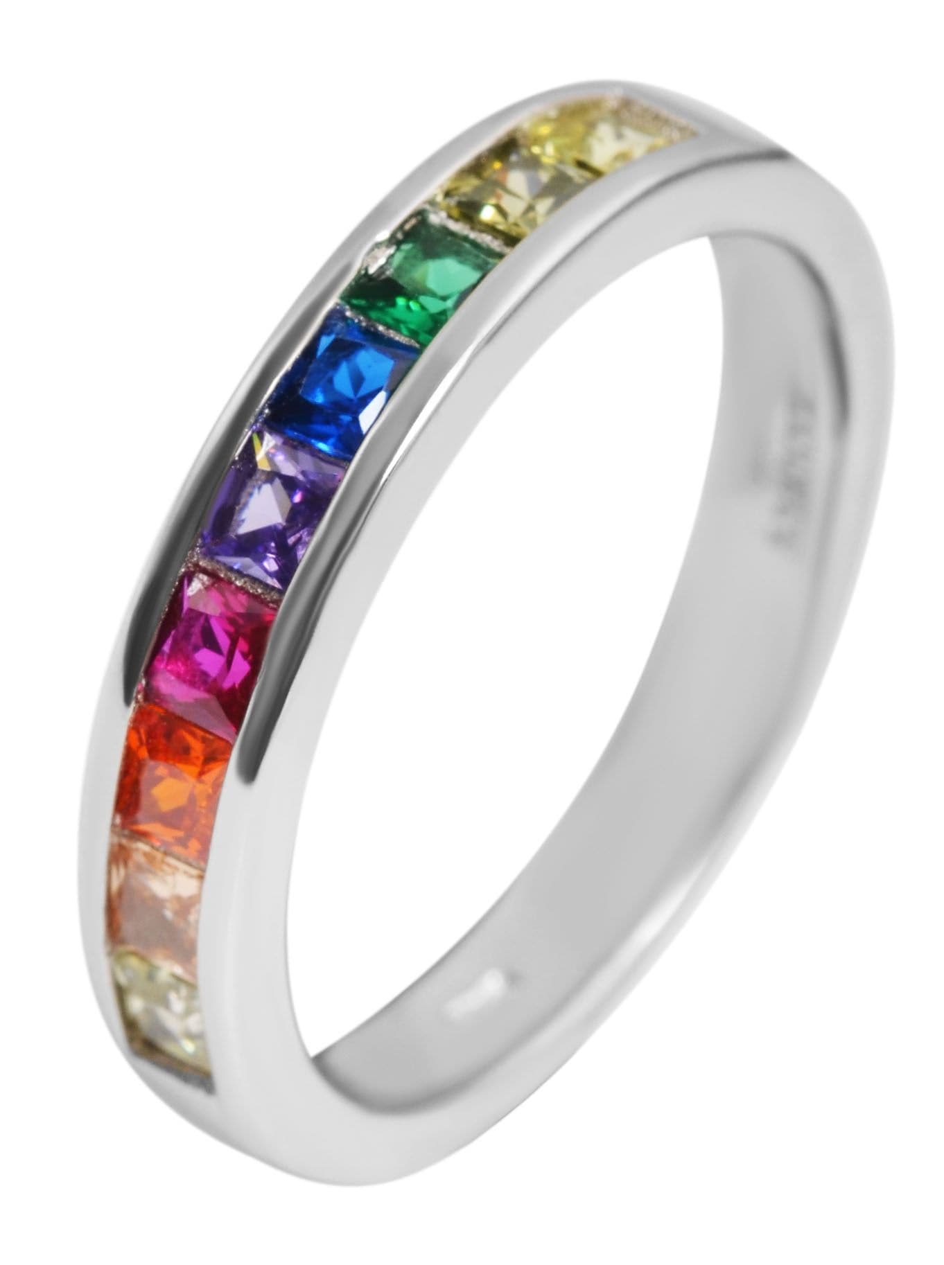 Adelia´s Fingerring »Damen Ring aus 925 Silber mit Zirkonia«