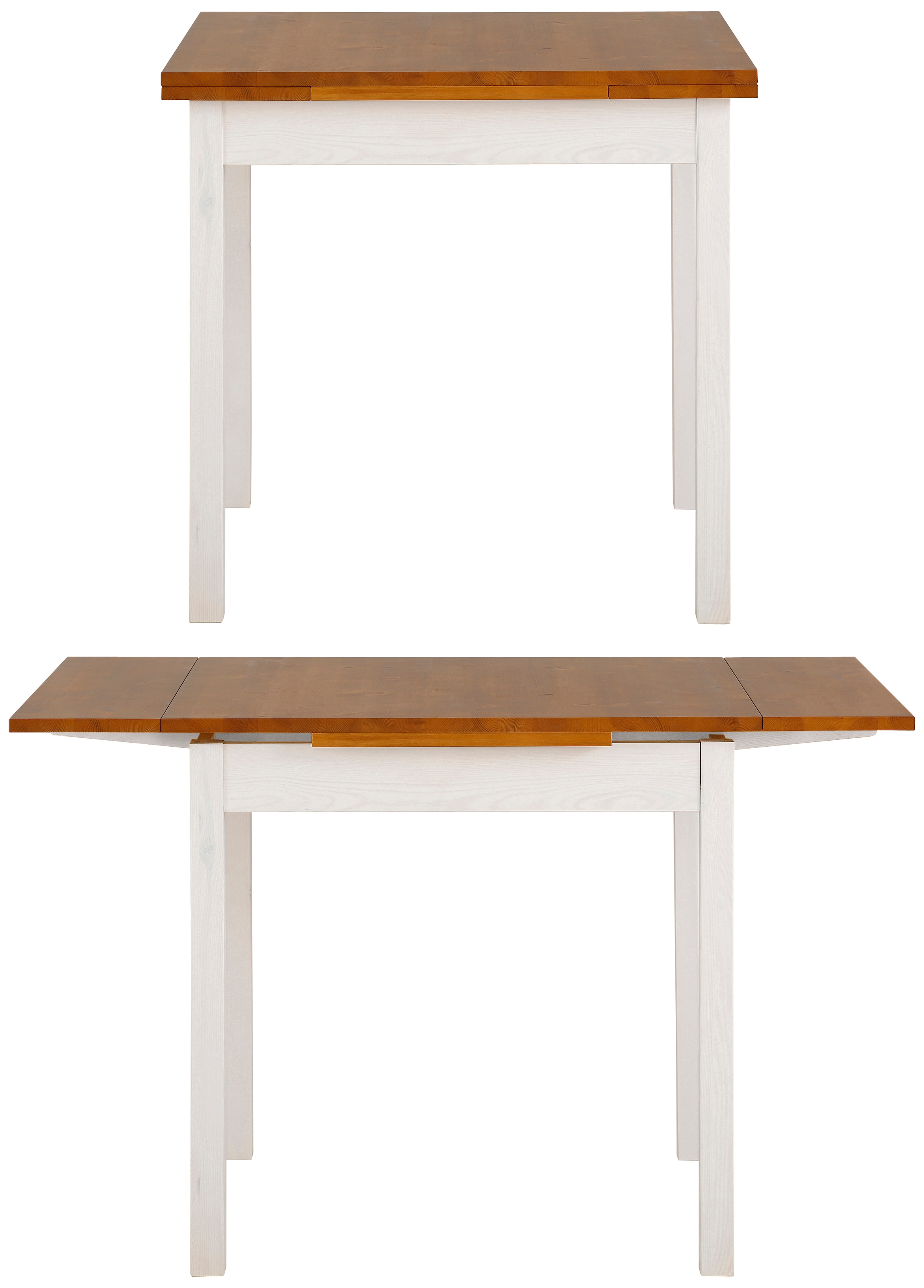 Home affaire Esstisch »Maike, TOPSELLER!«, (Esstisch, Küchentisch), Home affaire, Breite 80cm, mit Auszugsfunktion