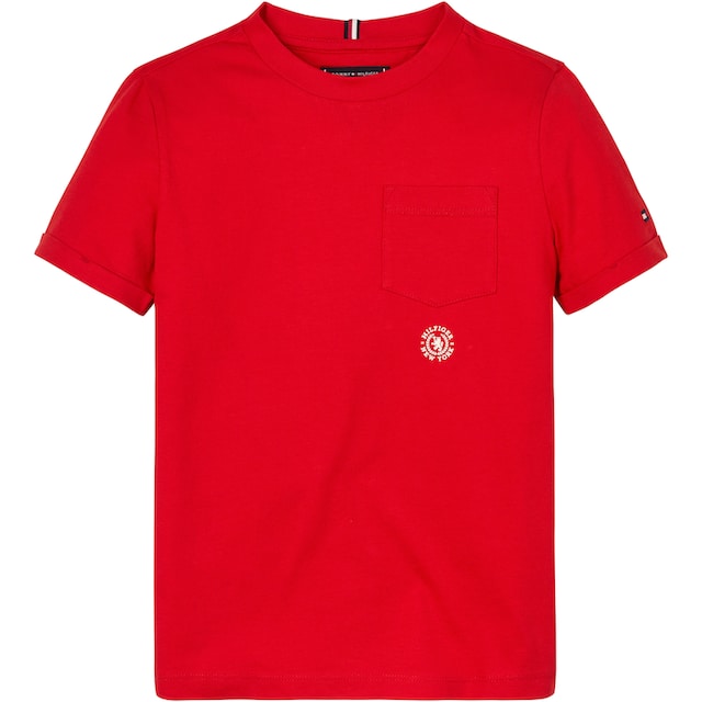 Tommy Hilfiger T-Shirt »CREST LOGO POCKET TEE S/S«, mit Brusttasche bei OTTO