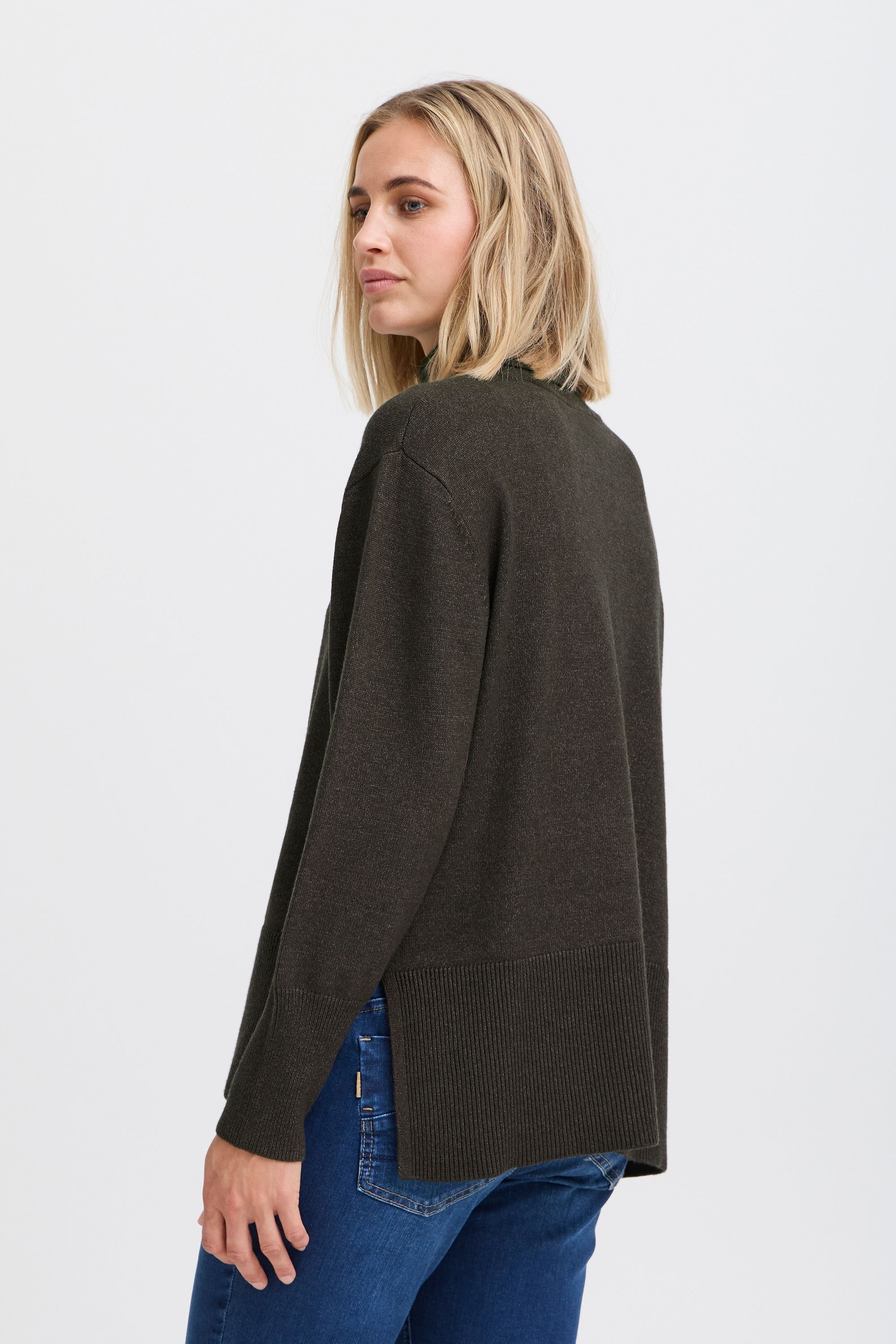 Pulz Jeans Strickfleece-Pullover »Strickpullover PZSTEFFI Roll Neck«