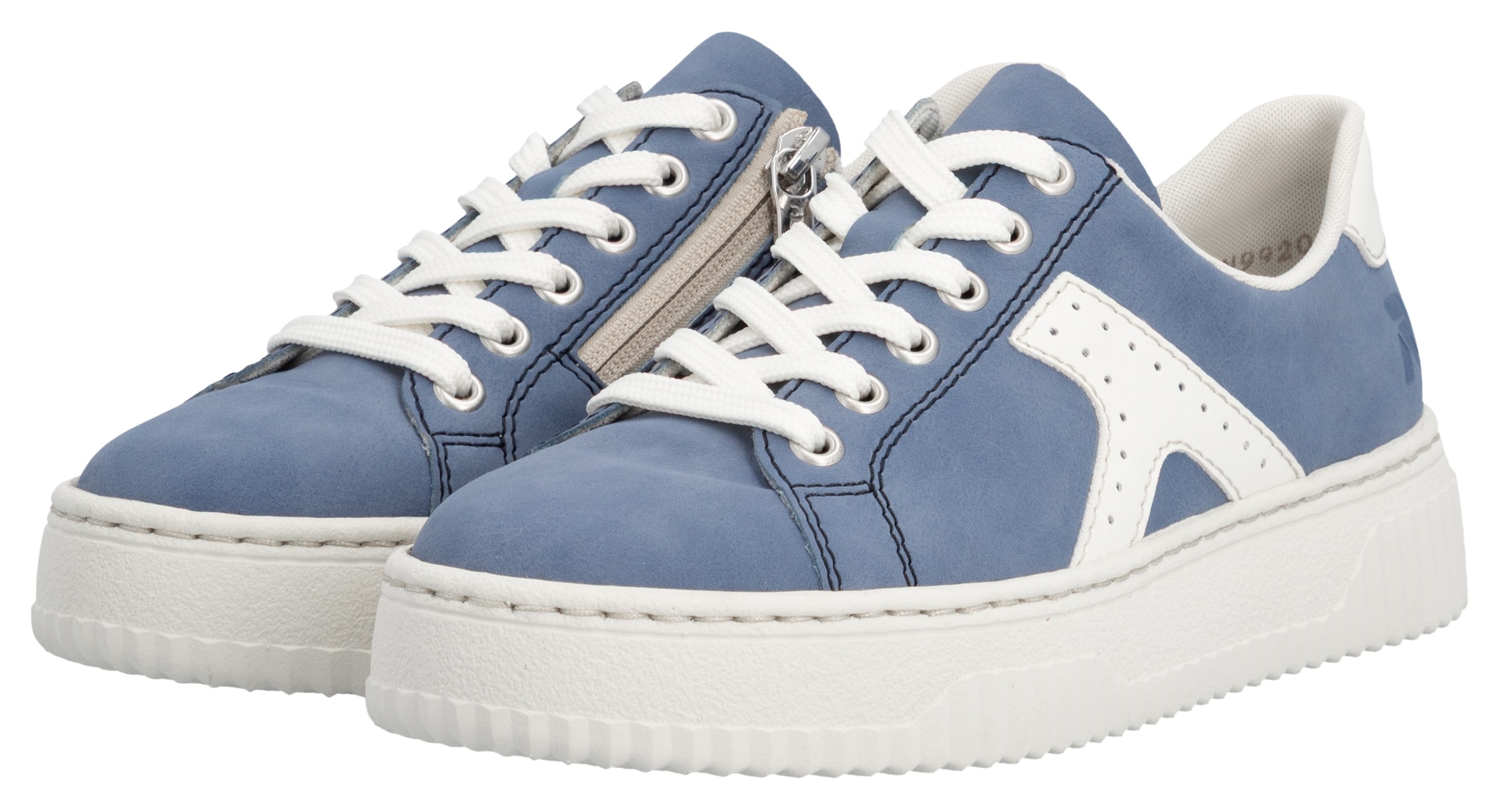 Rieker Plateausneaker  Schnürschuh, Halbschuh, Freizeitsneaker mit modischer Plateausohle