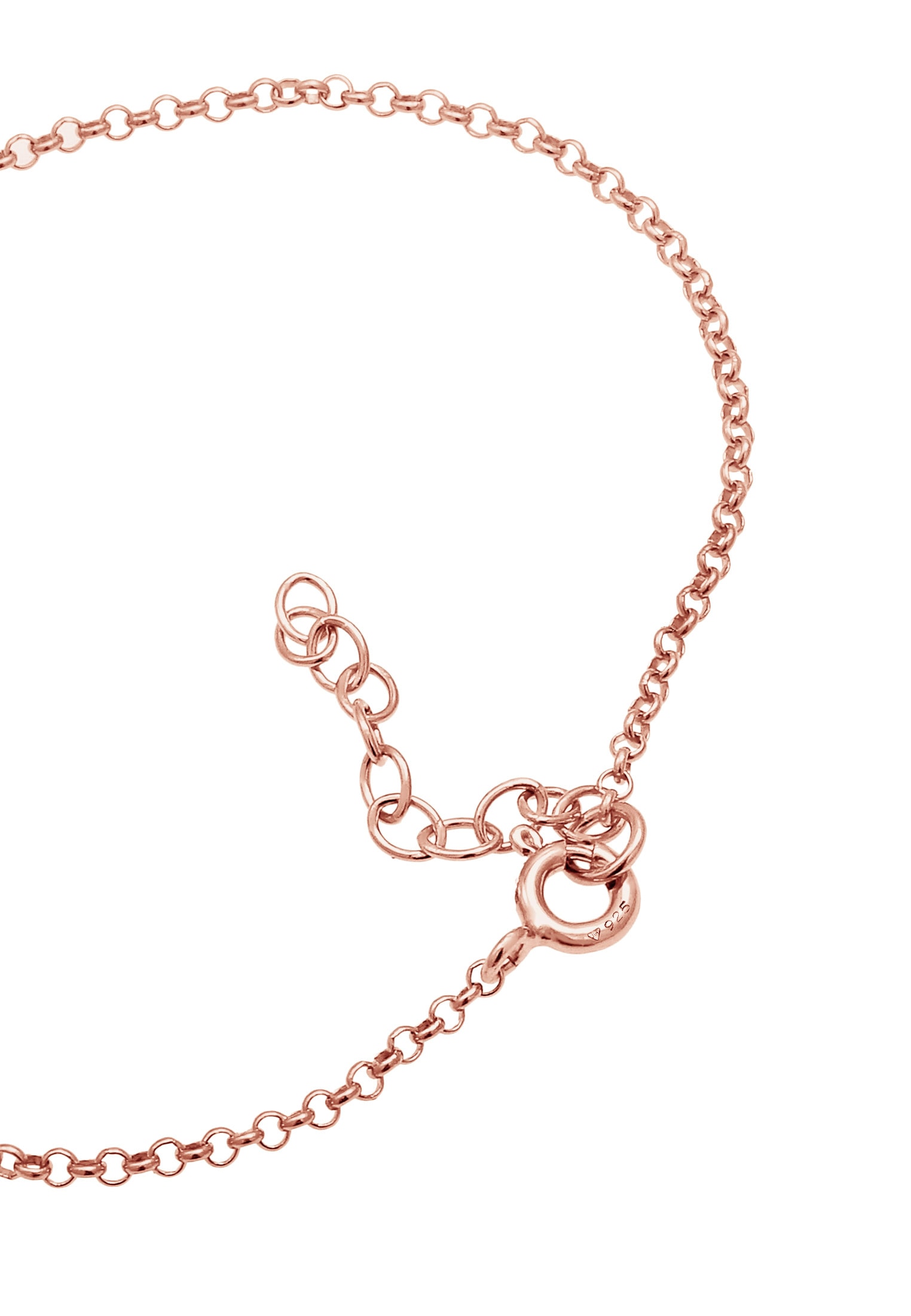 Elli Armkette »Armband Kreise Ringe Verbunden Basic 925 Silber«