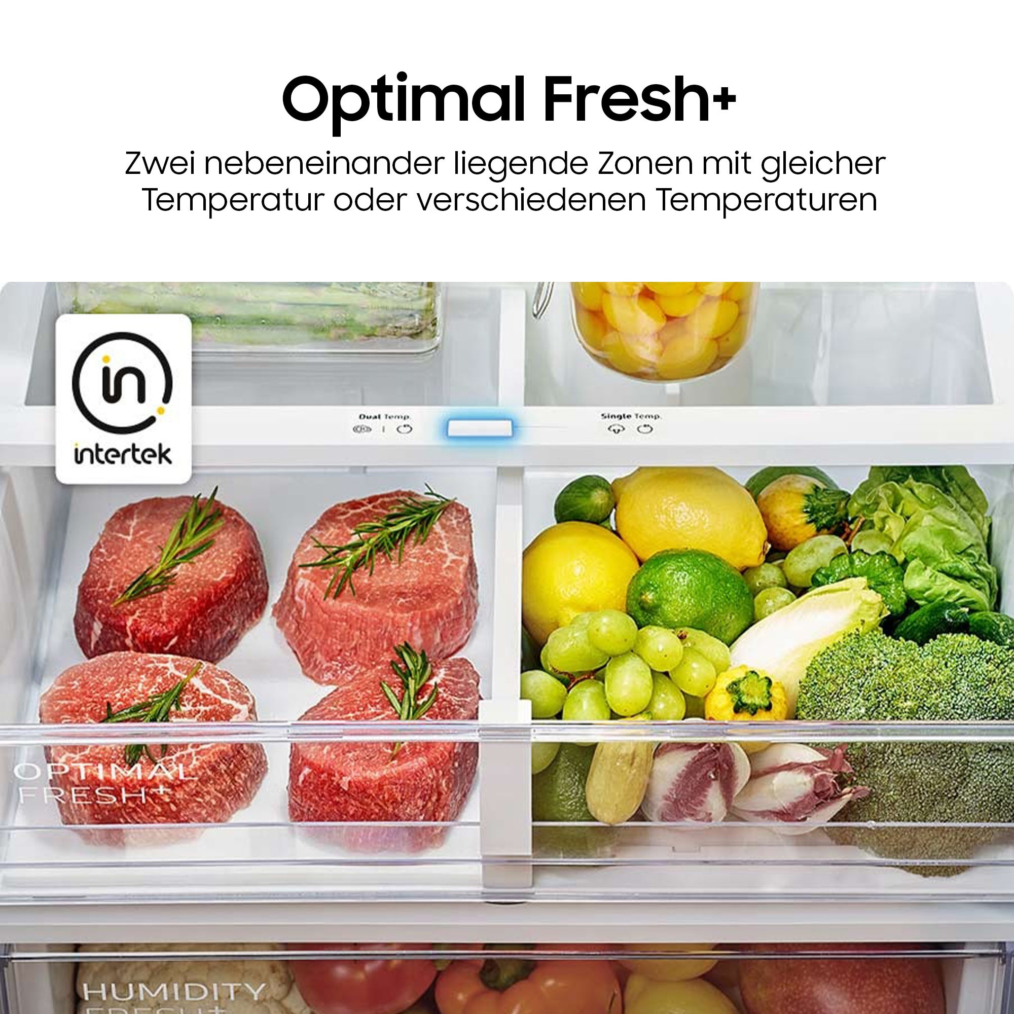 Samsung Kühl-/Gefrierkombination 7300A Serie »RB38C607AB1« 203 cm hoch 59,5 cm breit No Frost+, SpaceMax, Wifi & AI Energy Mode