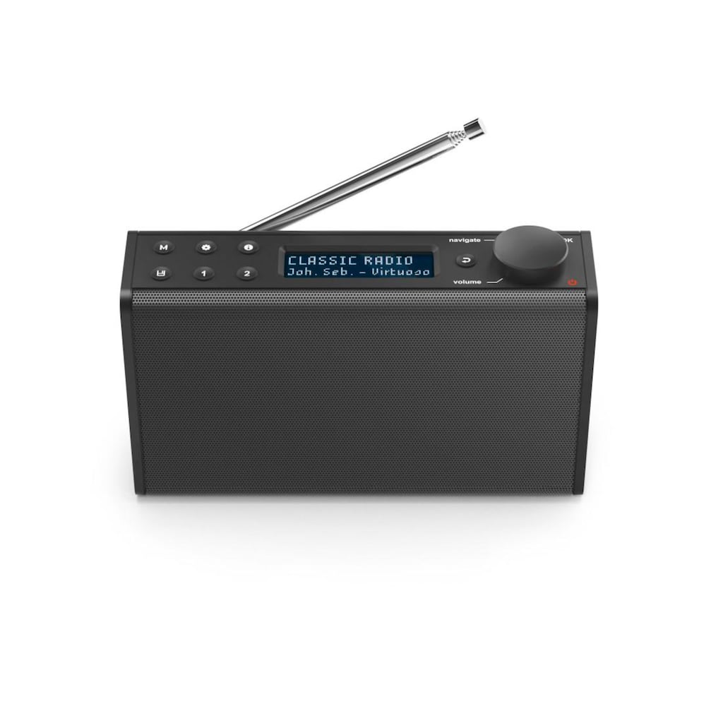 Hama Digitalradio (DAB+) »Digitalradio "DR7USB", FM/DAB/DAB+/Batteriebetrieb Radio«, (Digitalradio (DAB+)