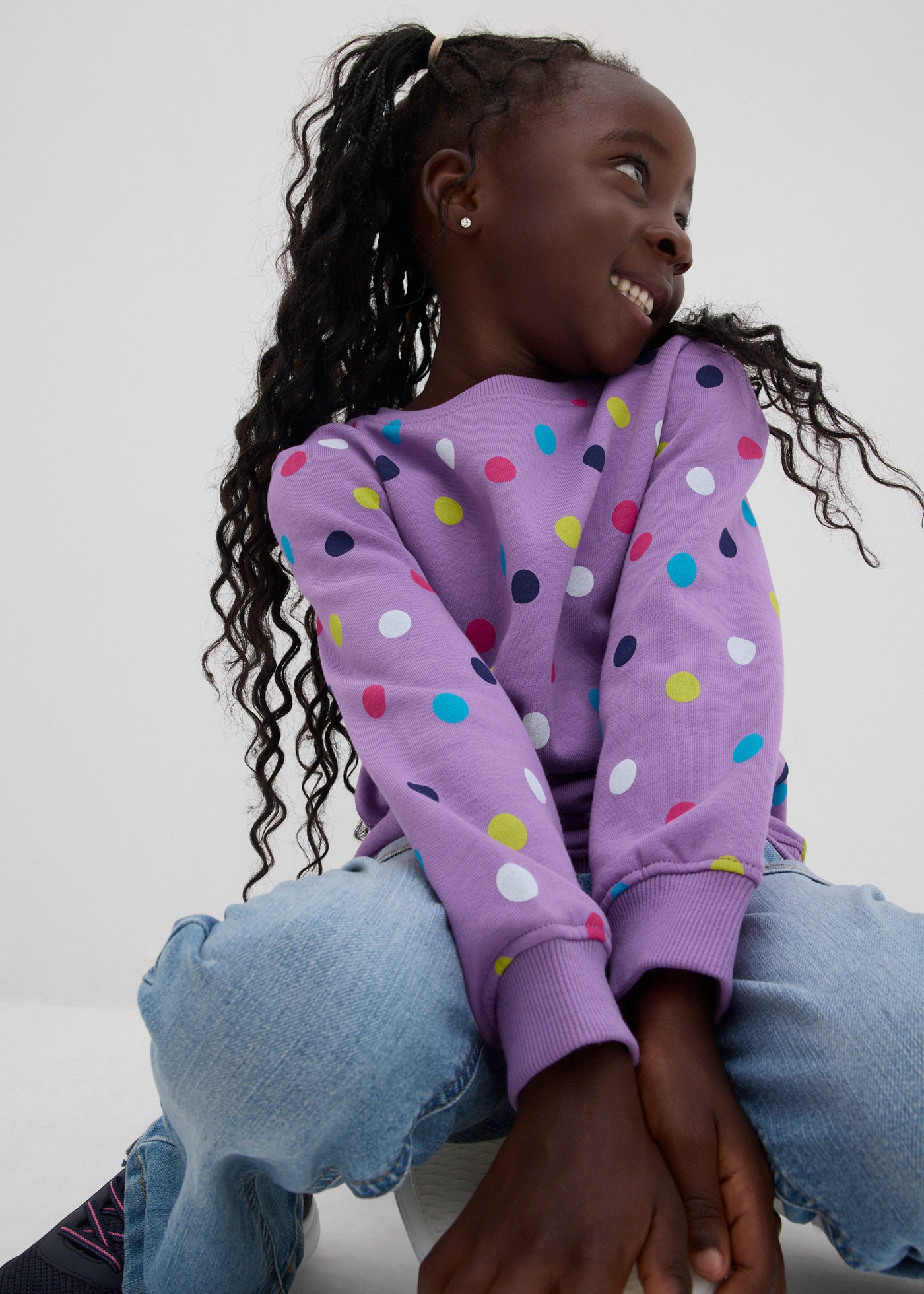 bonprix Sweatshirt »Sweatshirt aus reiner Baumwolle (2er Pack)«, 2 Stk. Regular Fit, Casual Stil, aus Baumwolle, strapazierfähig
