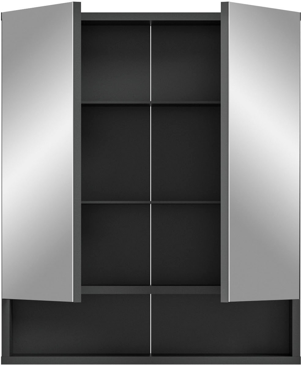 INOSIGN Badezimmerspiegelschrank »Jarvi«, (1 St.), Badmöbel, 2 Türen, 1 offenes Fach, Breite 60 cm
