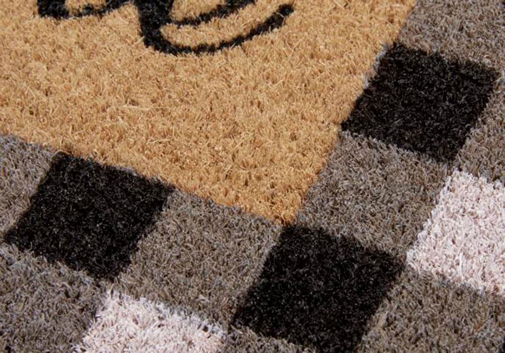 HANSE Home Fußmatte »Kokos Welcome Chessboard«, rechteckig, Kokos,  Schmutzfangmatte, Outdoor, Rutschfest, Innen, Kokosmatte, Flur bei OTTO
