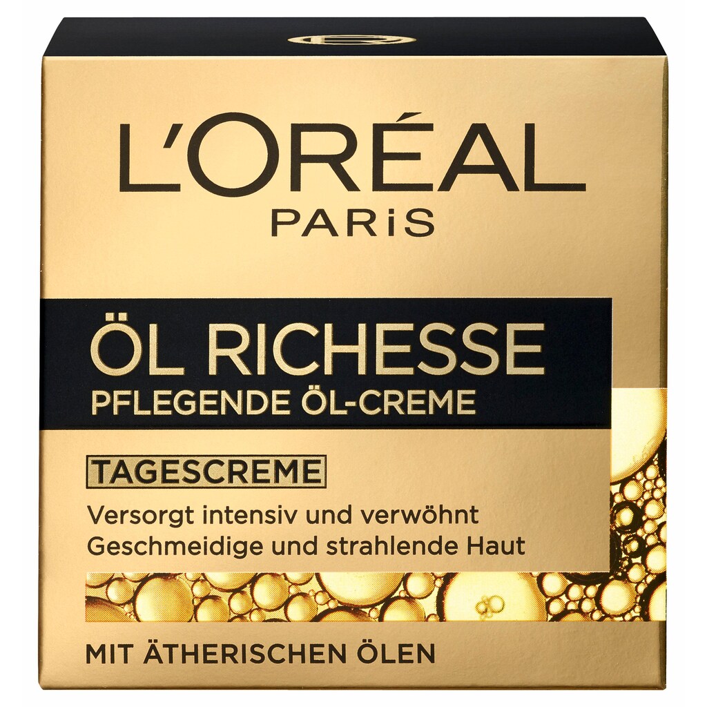 L'ORÉAL PARIS Anti-Aging-Creme »Öl Richesse«, Pflegende Öl-Creme