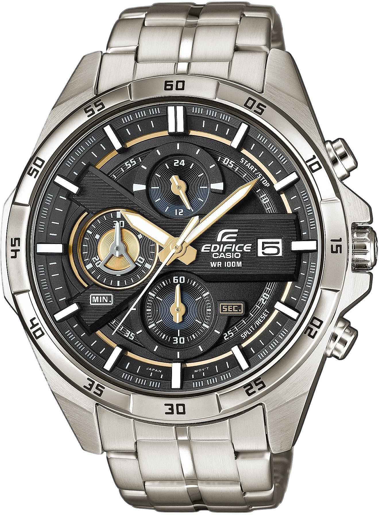 CASIO EDIFICE Chronograph »EFR-556D-1AVUEF«, Quarzuhr, Armbanduhr, Herrenuhr, bis 10 bar wasserdicht, Stoppfunktion