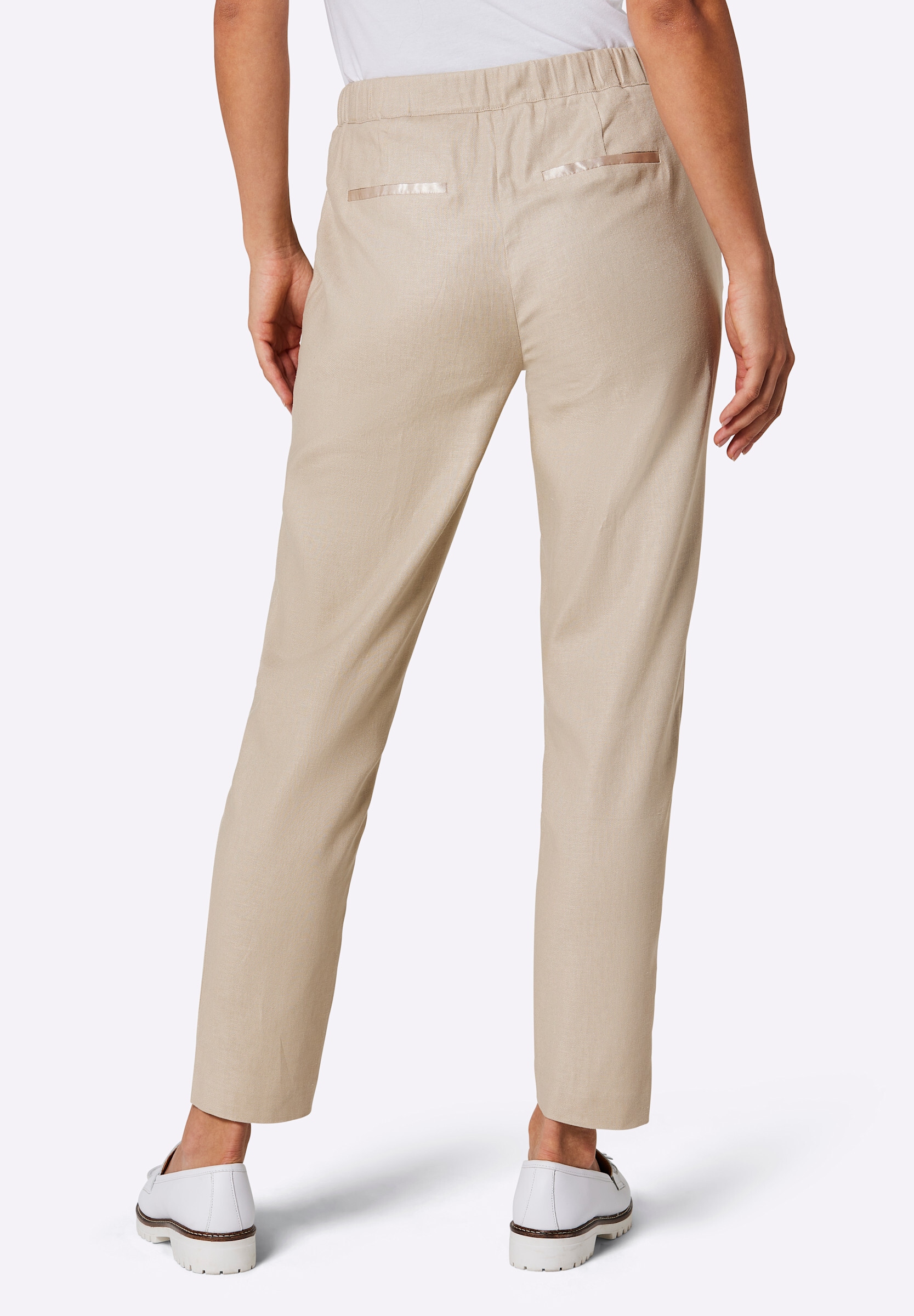 creation L Schlupfhose »Leinen-Viskose-Hose Leinenhose in Jogpant-Form«