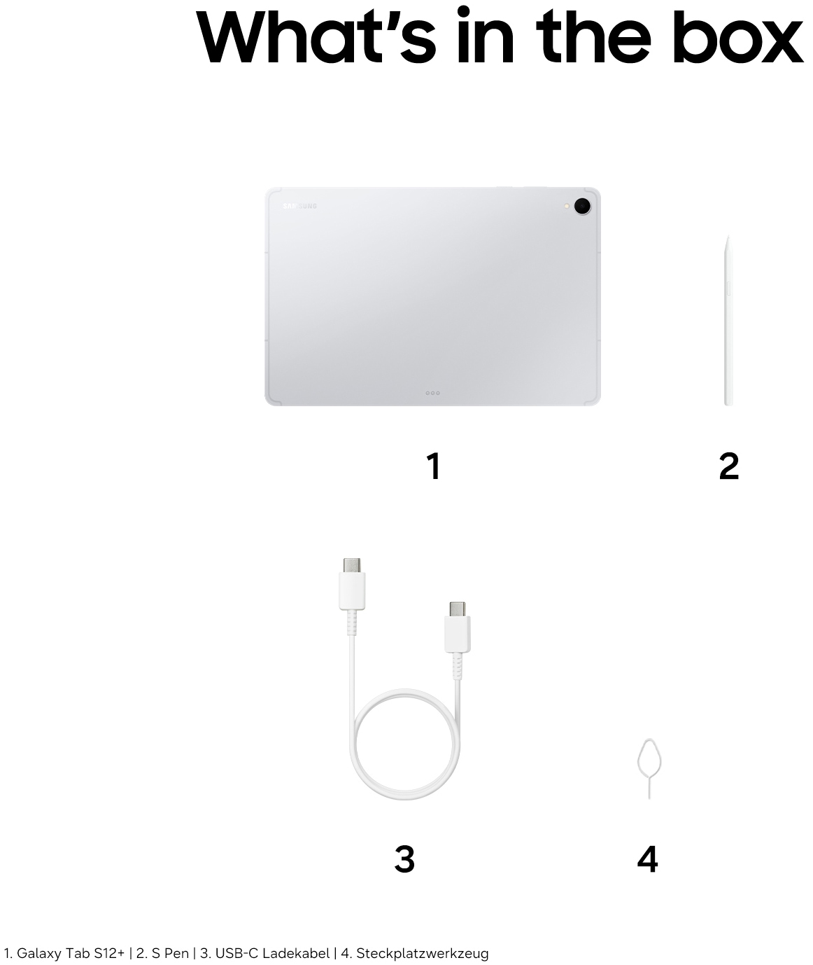 Samsung Tablet »Galaxy Tab S12+« (32,04 cm / 12,6 ″) Android WQXGA+ )