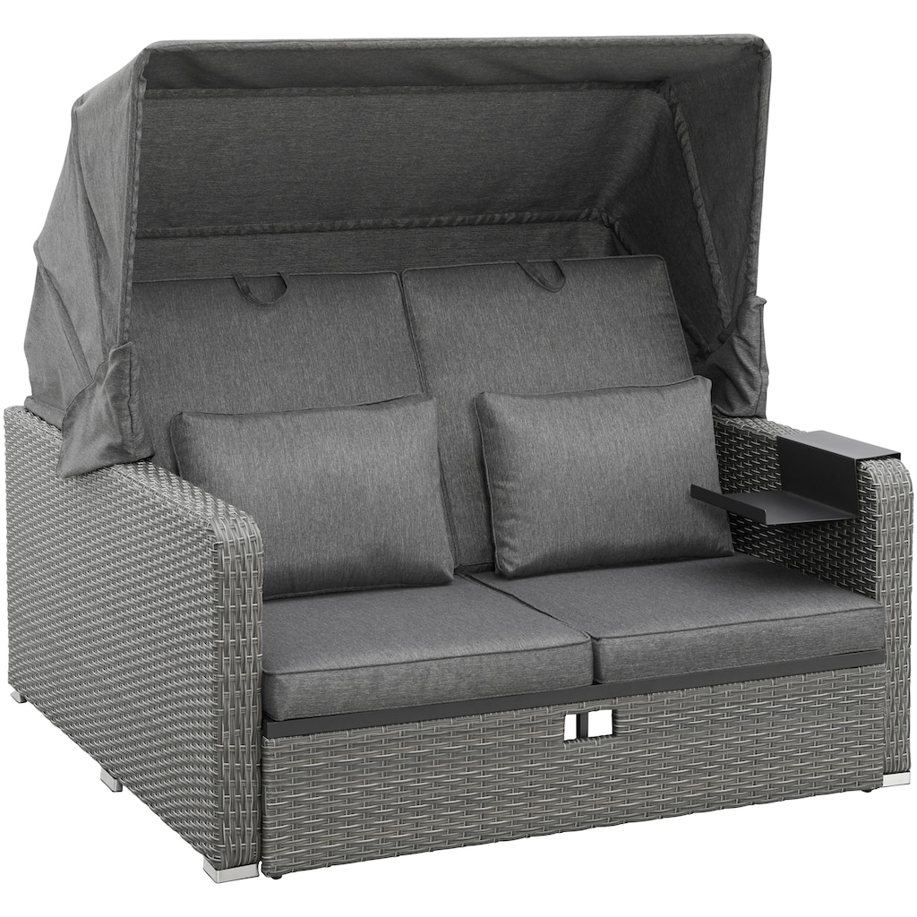 KONIFERA Loungebett »Sylt«, (Set, 8 St.)