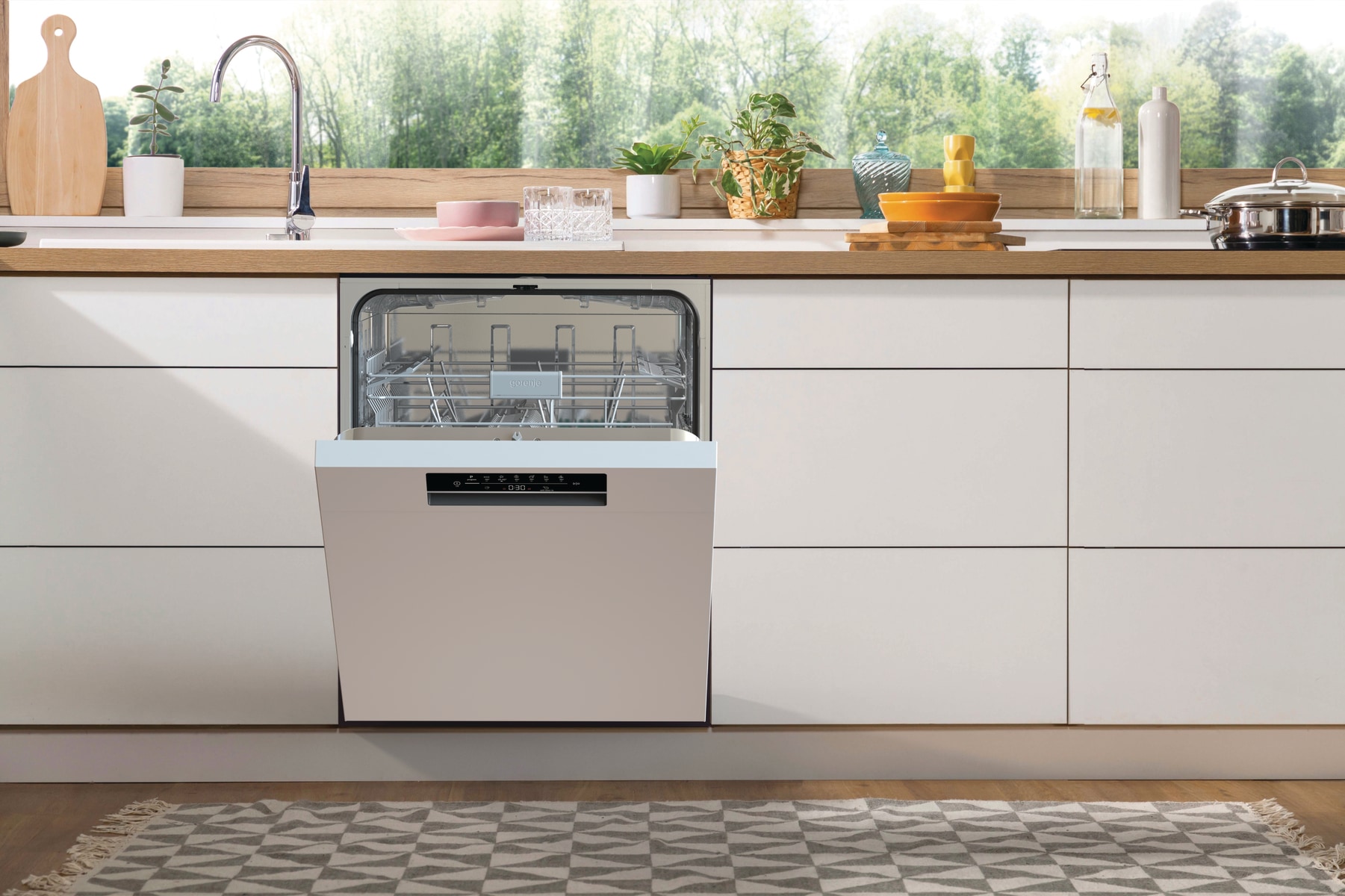 GORENJE Unterbaugeschirrspüler »GU 642 D60W«, 14 Maßgedecke, AquaStop