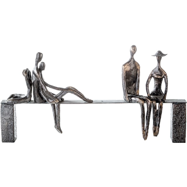 Casablanca by Gilde Dekofigur »Skulptur Leisure«, (1 St.), Dekoobjekt, Höhe  23 cm, mit Spruchanhänger, Wohnzimmer bestellen im OTTO Online Shop