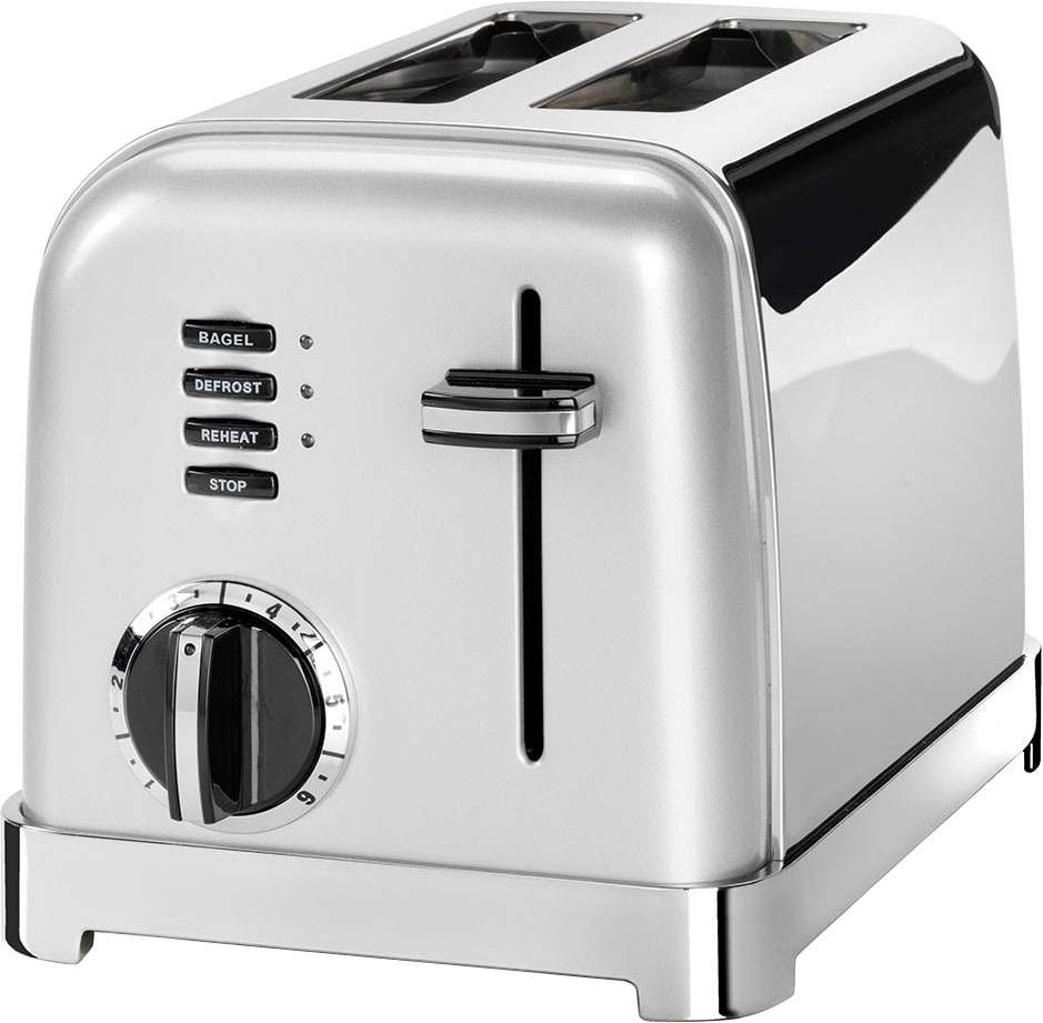 Cuisinart Toaster »CPT160SE«, 2 kurze Schlitze, für 2 Scheiben, 900 W, extra breite Toastschlitze, Retro Design