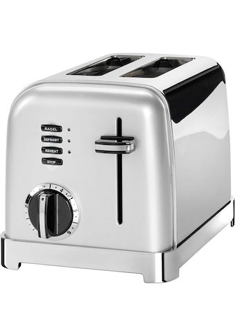 Toaster »CPT160SE«, 2 kurze Schlitze, für 2 Scheiben, 900 W, extra breite...