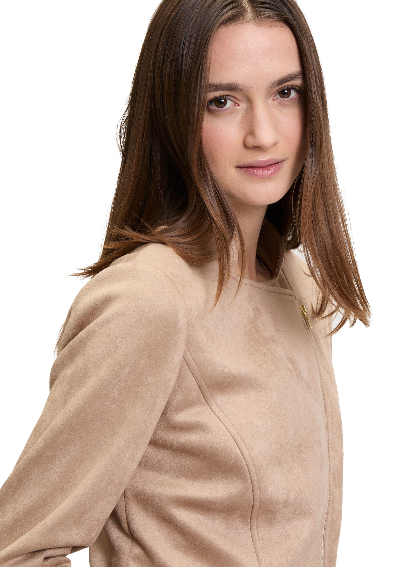 Betty&Co Jackenblazer »Bikerjacke mit Stehkragen«