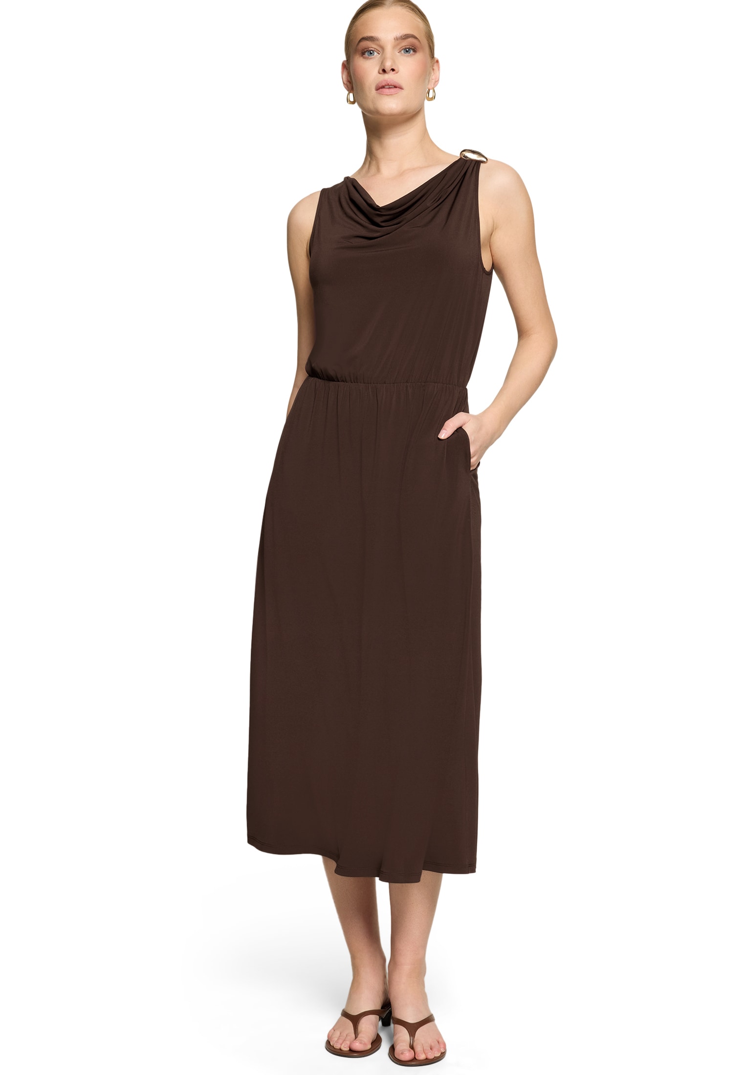 Zero Midikleid »Midikleid mit Schnalle«