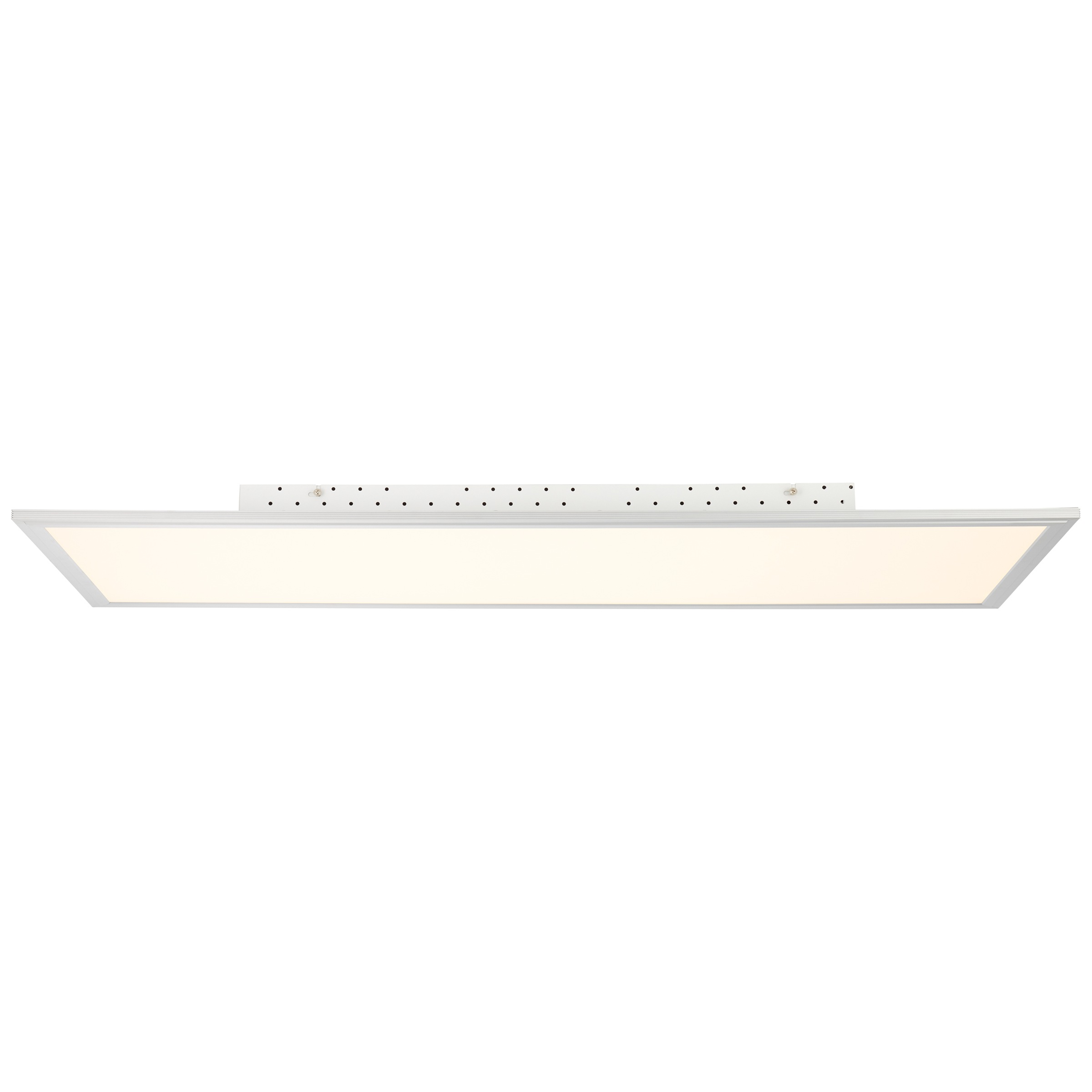 Brilliant Leuchten Flat LED Deckenaufbau-Paneel 100x35cm alu/weiß