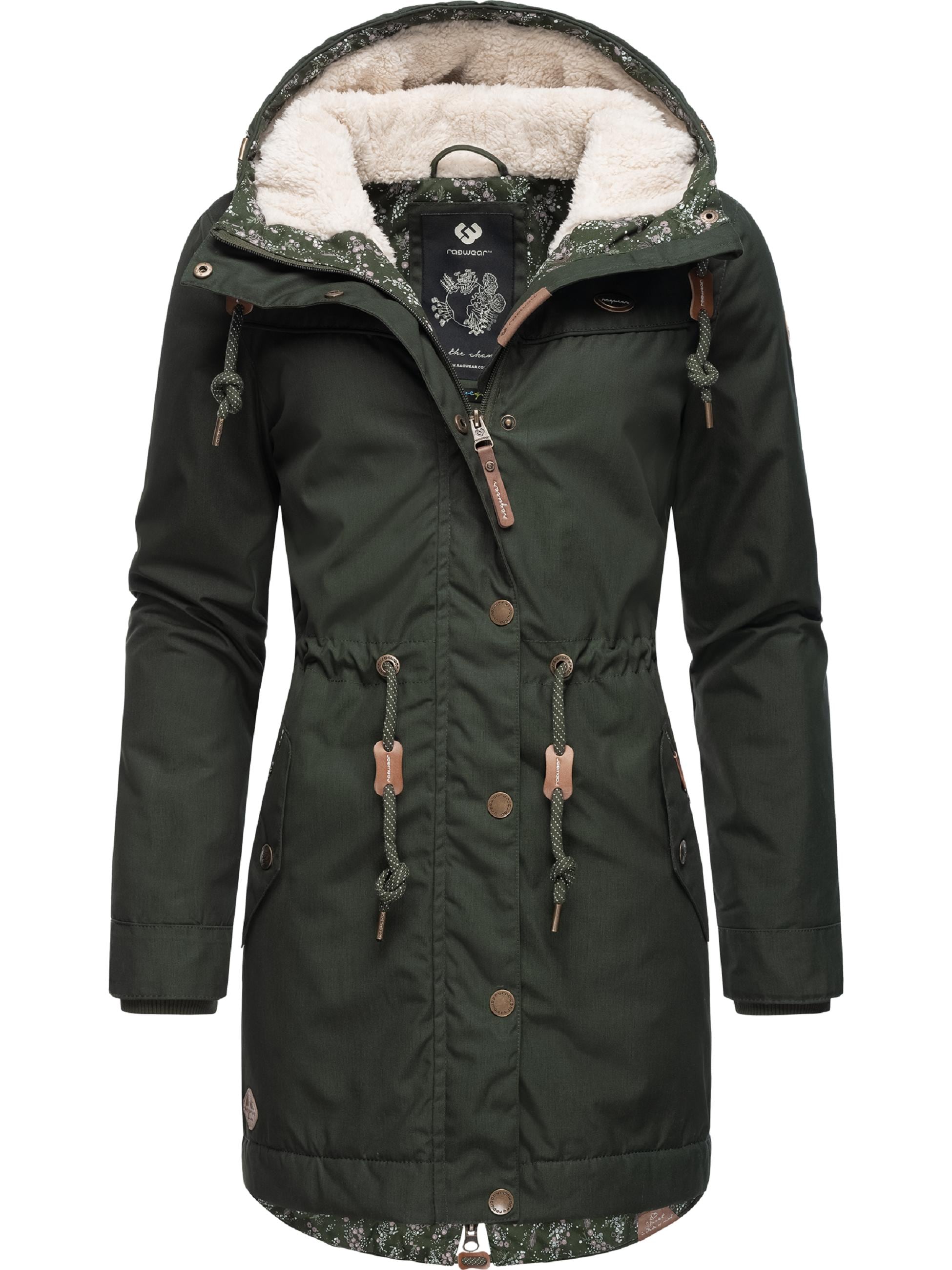 Winterjacke »Winterjacke YM-Canny«, mit Kapuze, stylischer Damen Kurzmantel Parka mit...